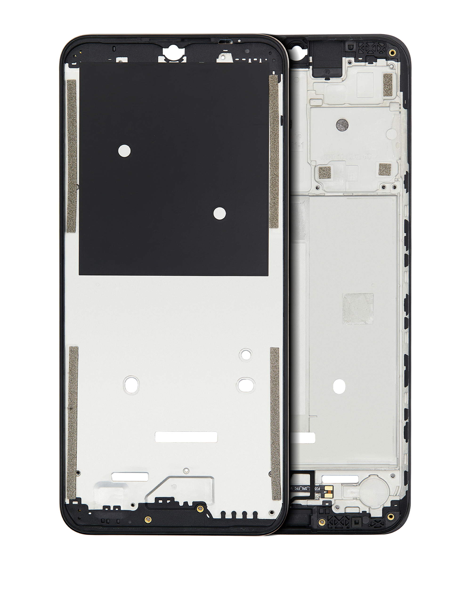 Mid-Frame Housing Compatible For Motorola Moto G20 (Xt2128 / 2021) (Black)