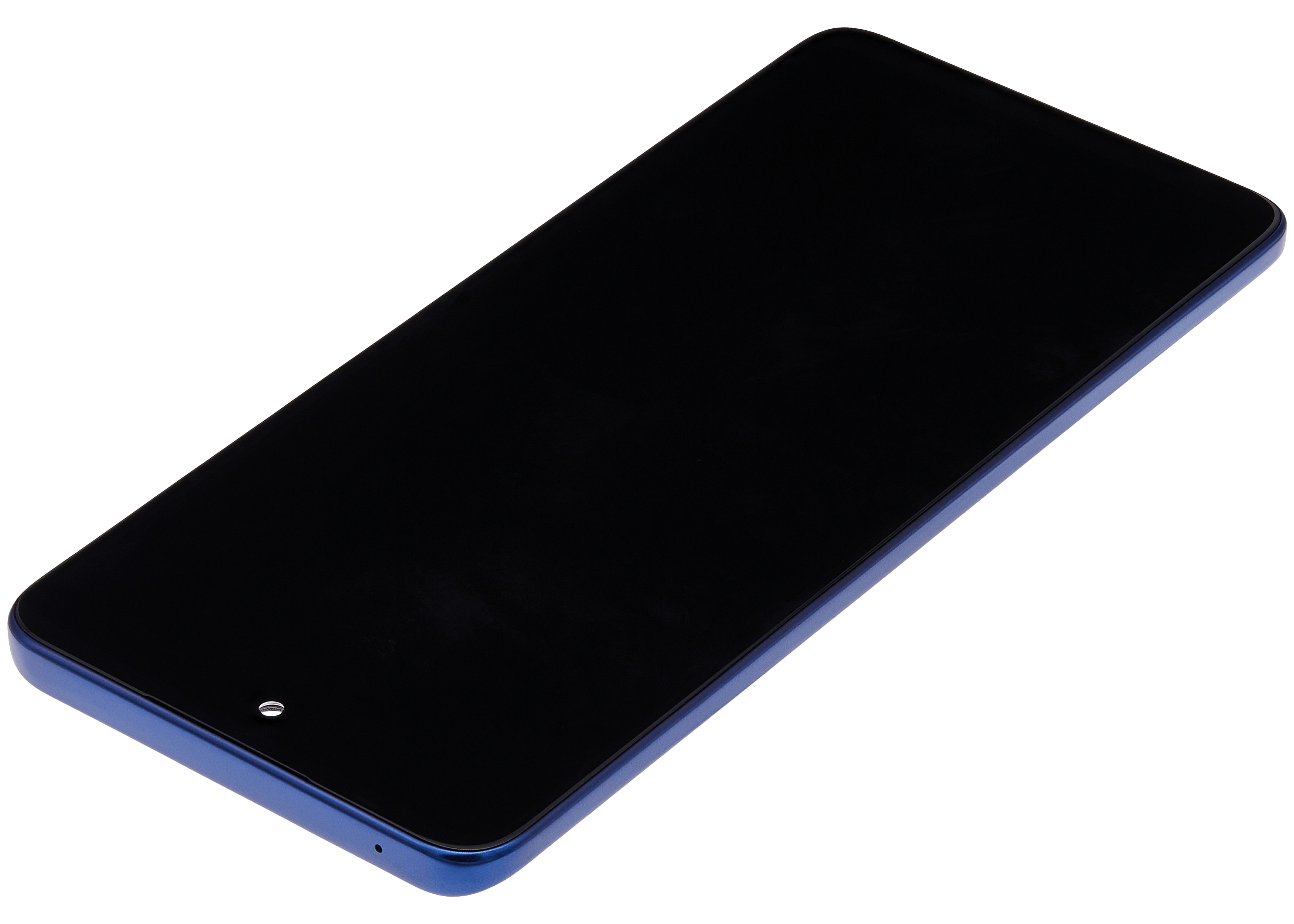 Lcd Assembly With Frame Compatible For Motorola Edge 5G (Xt2141 / 2021) (Official - Not Aftermarket) (Nebula Blue)