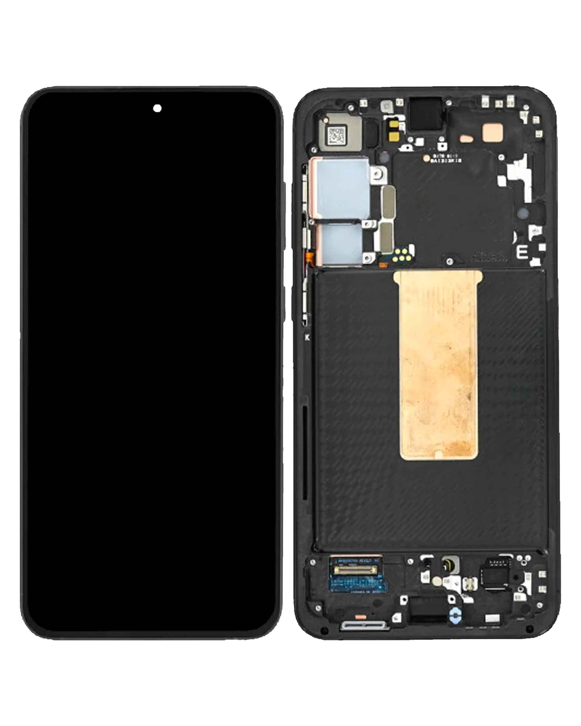 Oled Assembly With Frame Compatible For Samsung Galaxy S23 Plus 5G (Us & International) (Used  Pull: Grade A) (Phantom Black)