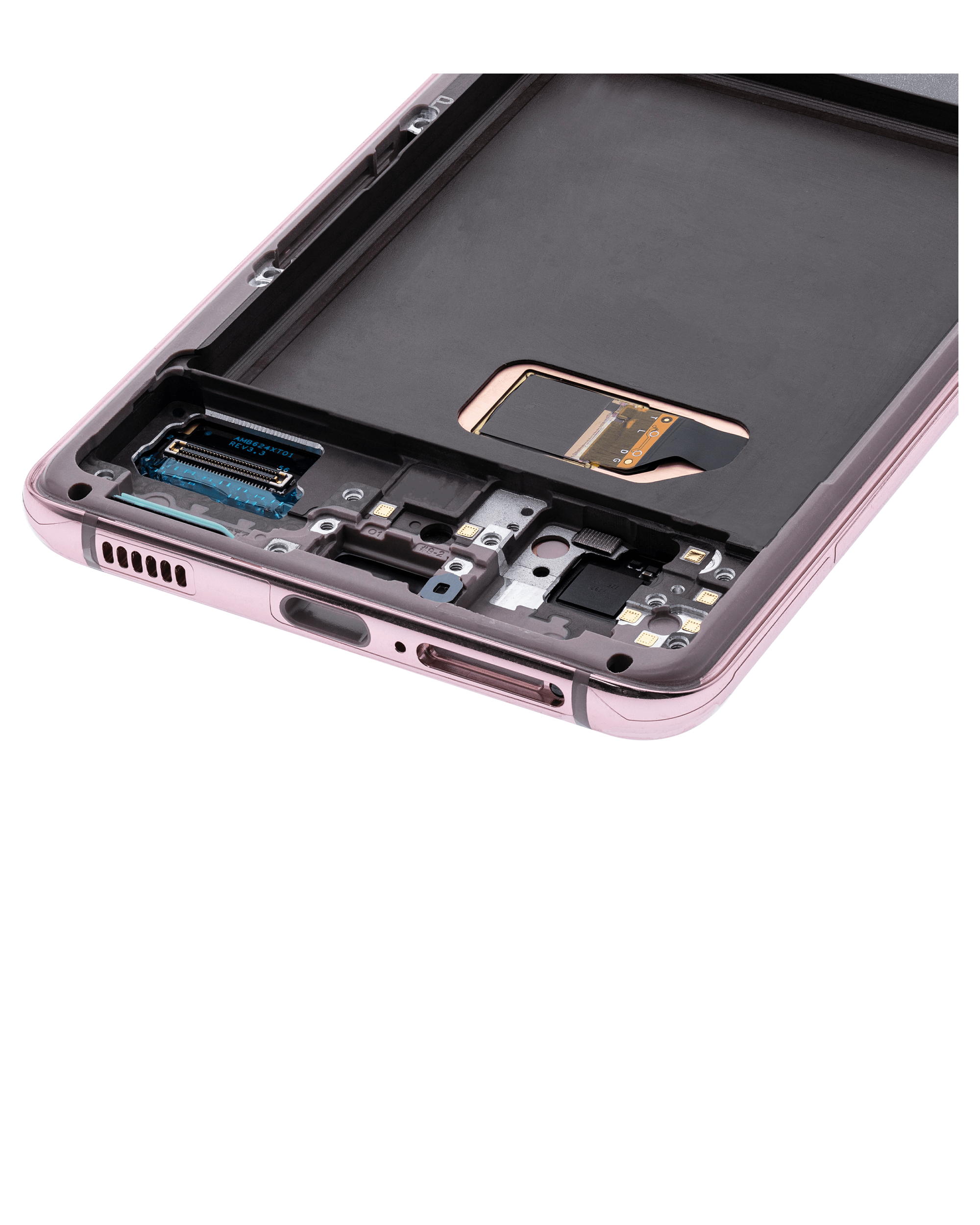 Oled Assembly With Frame Compatible For Samsung Galaxy S21 Plus 5G (Blemish: Grade B) (Phantom Violet / Pink / Gold)