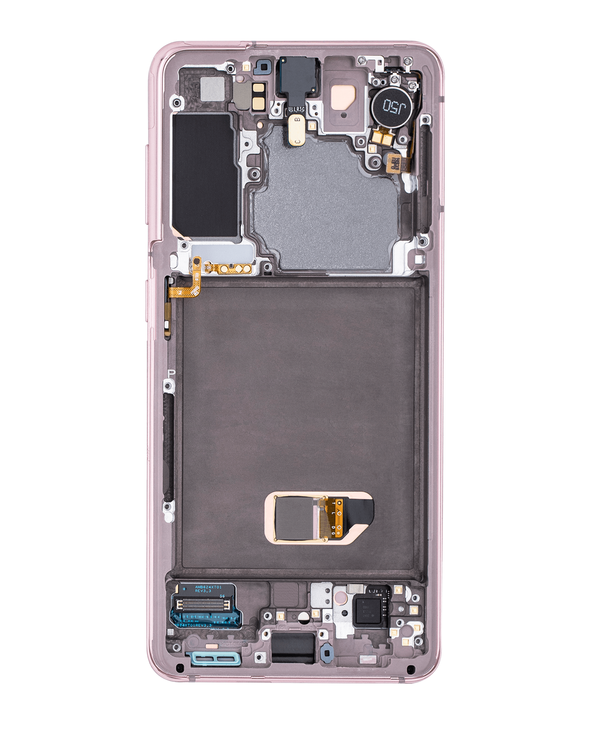 Oled Assembly With Frame Compatible For Samsung Galaxy S21 Plus 5G (Blemish: Grade B) (Phantom Violet / Pink / Gold)