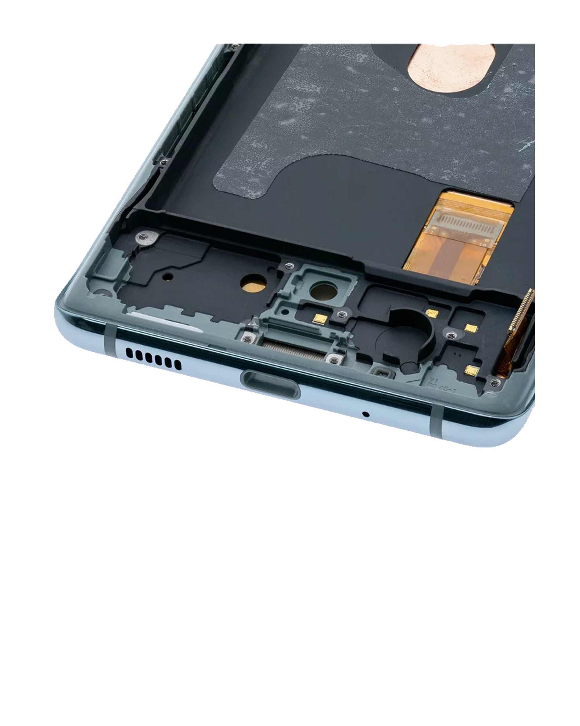 Oled Assembly With Frame Compatible For Samsung Galaxy S20 Fe 4G / 5G (Blemish: Grade A) (Cloud Mint)