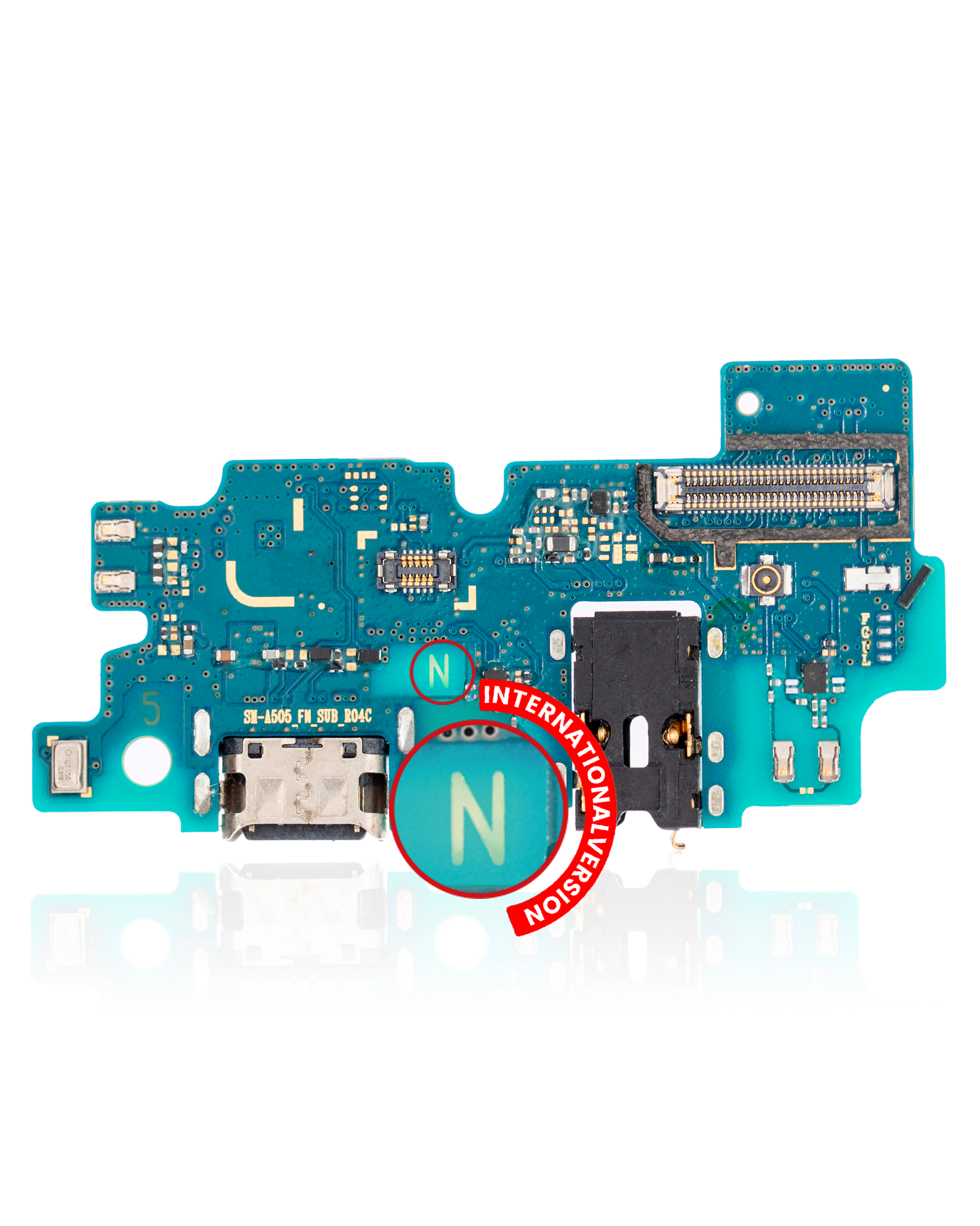 Charging Port With Board Compatible For Samsung Galaxy A50 (A505 / 2019) (International Version) (Premium)