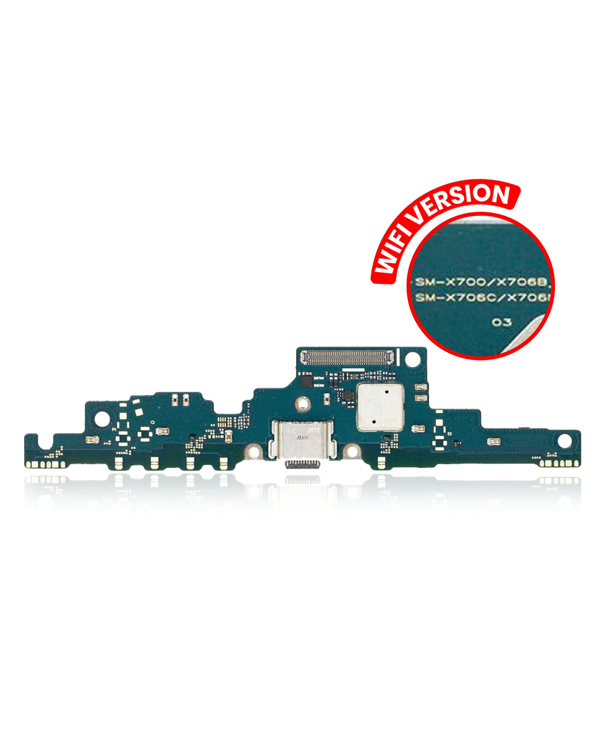Charging Port With Board Compatible For Samsung Galaxy Tab S8  (X700) (2022) (Wifi Version) (Premium)