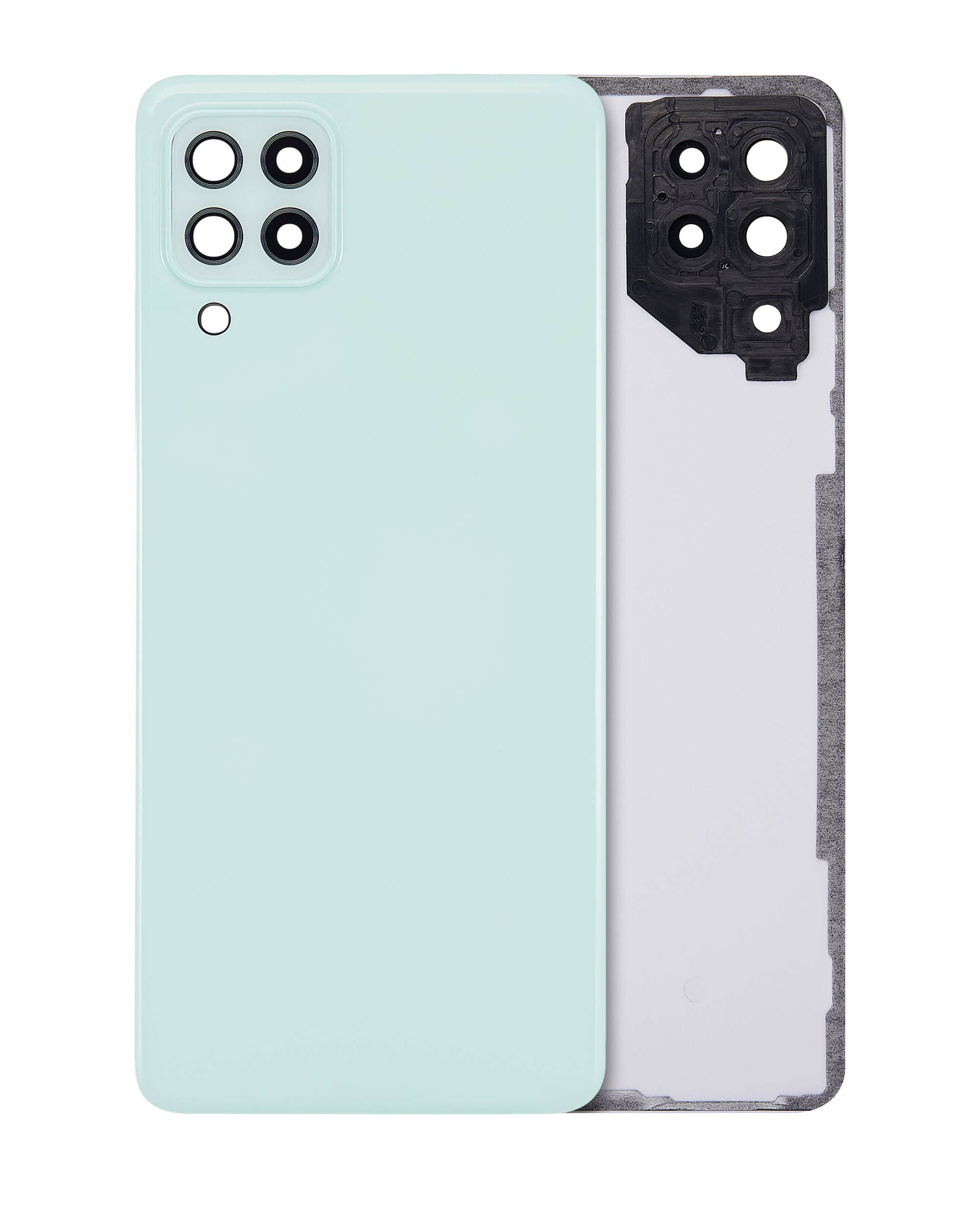 Back Cover Glass With Camera Lens Compatible For Samsung Galaxy A22 4G (A225 / 2021) (Aftermarket Plus) (Mint)
