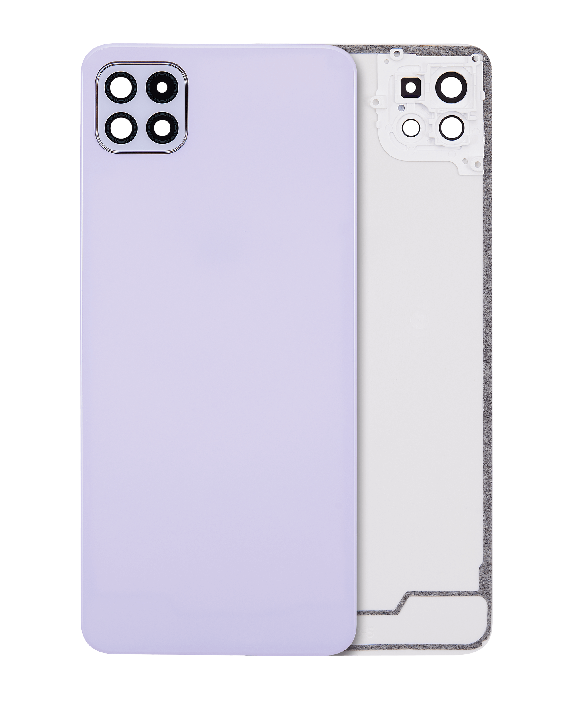 Back Cover Glass With Camera Lens Compatible For Samsung Galaxy A22 5G (A226 / 2021) (Aftermarket Plus) (Violet)