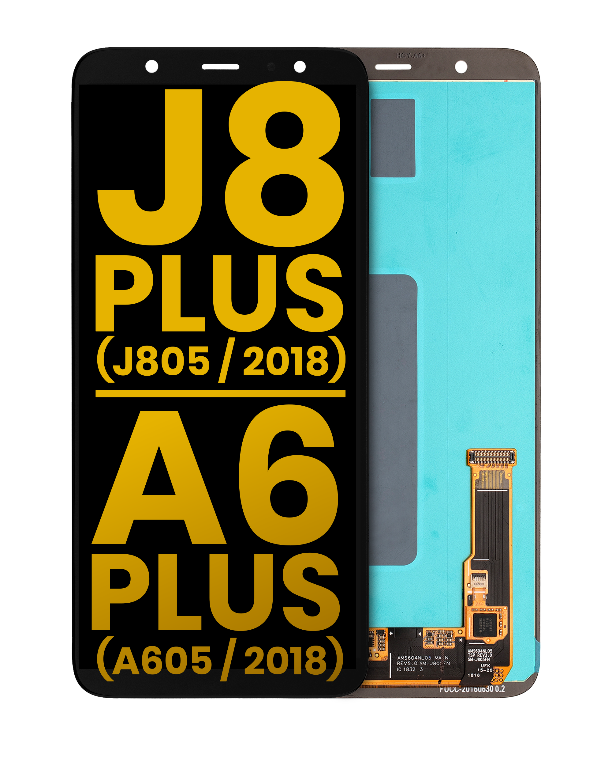Oled Assembly Without Frame Compatible For Samsung Galaxy J8 Plus (J805 / 2018) / A6 Plus (A605 / 2018) (Refurbished) (All Colors)