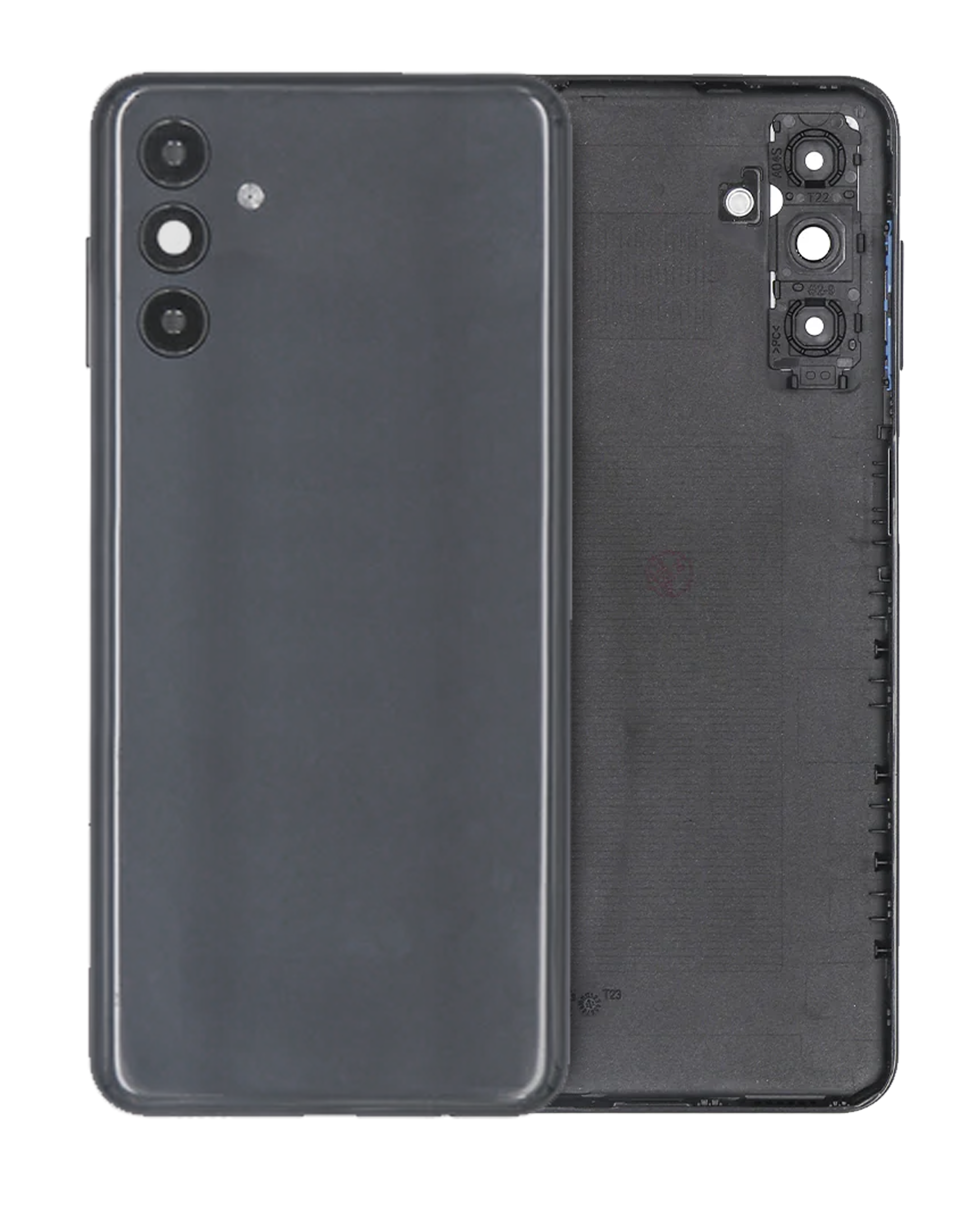 Back Cover Glass With Camera Lens Compatible For Samsung Galaxy A04S (A047 / 2022)  (Service Pack) (Black)