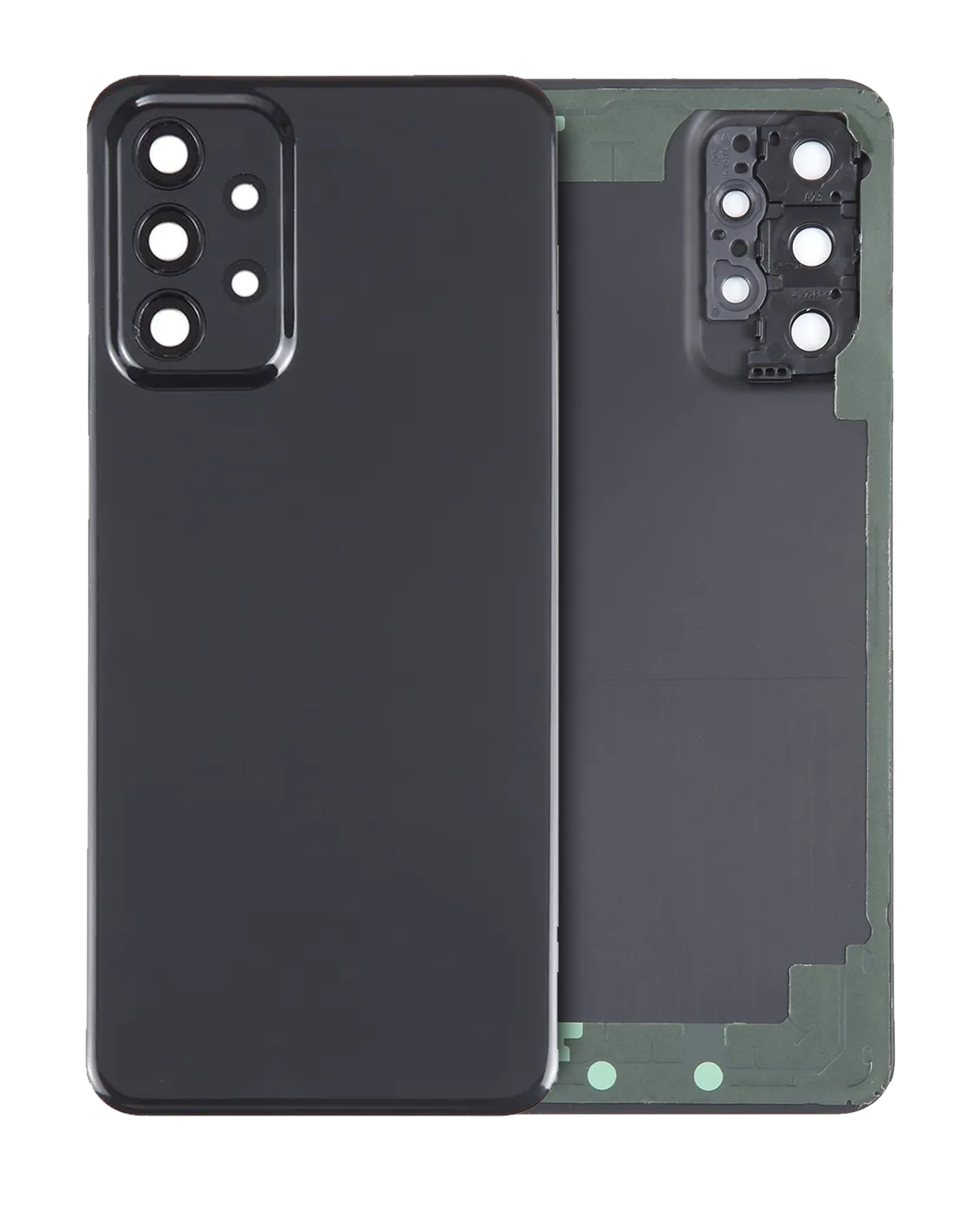 Back Cover Glass  Compatible For Samsung Galaxy A23 5G (A236 / 2022) (Service Pack) (Black)