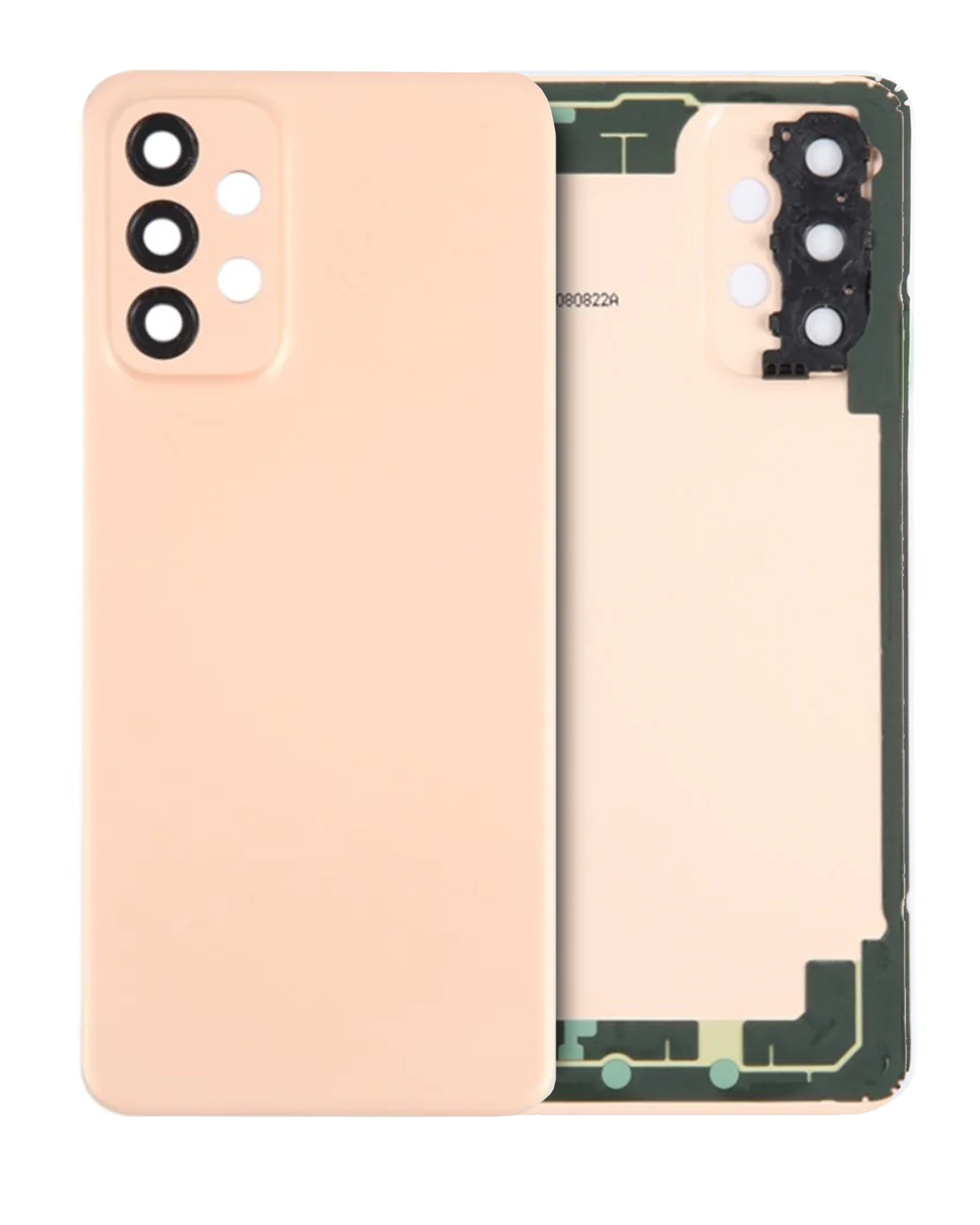 Back Cover Glass With Camera Lens Compatible For Samsung Galaxy A23 5G (A236 / 2022) (Service Pack) (Orange)