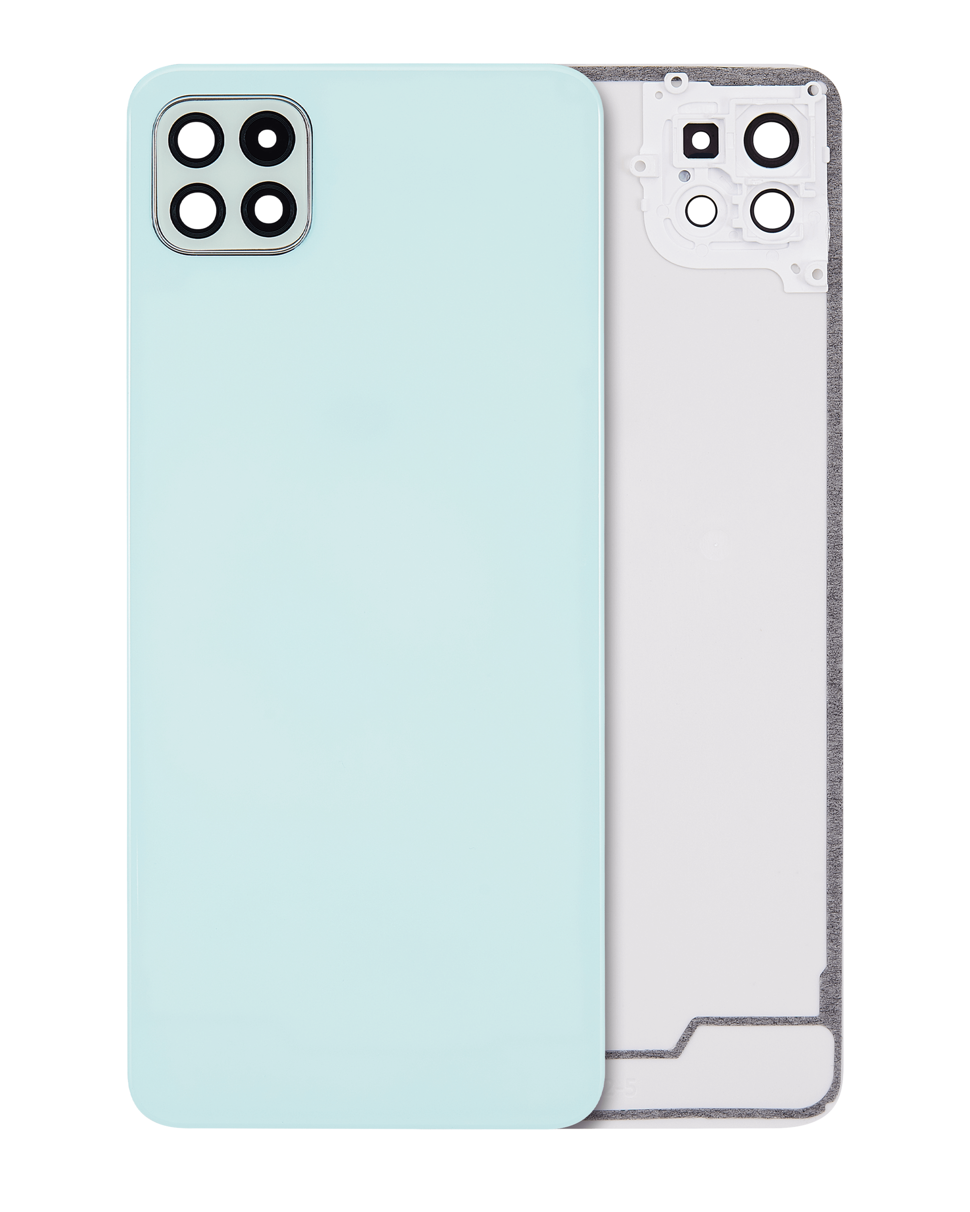 Back Cover Glass With Camera Lens Compatible For Samsung Galaxy A22 5G (A226 / 2021) (Aftermarket Plus) (Mint)