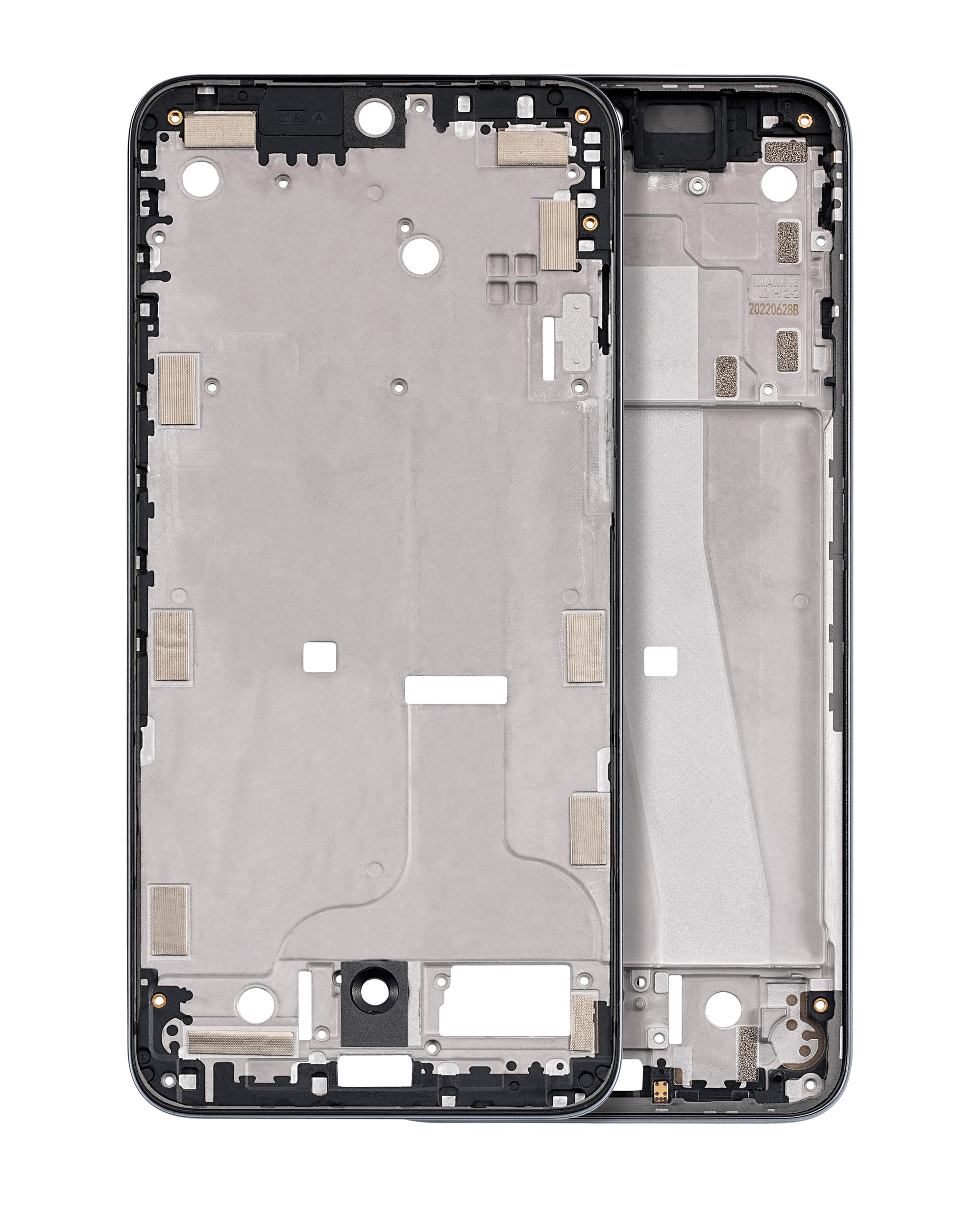 Mid-Frame Housing Compatible For Motorola Edge 30 Neo (Xt2245-1 / 2022) (Black Onyx)