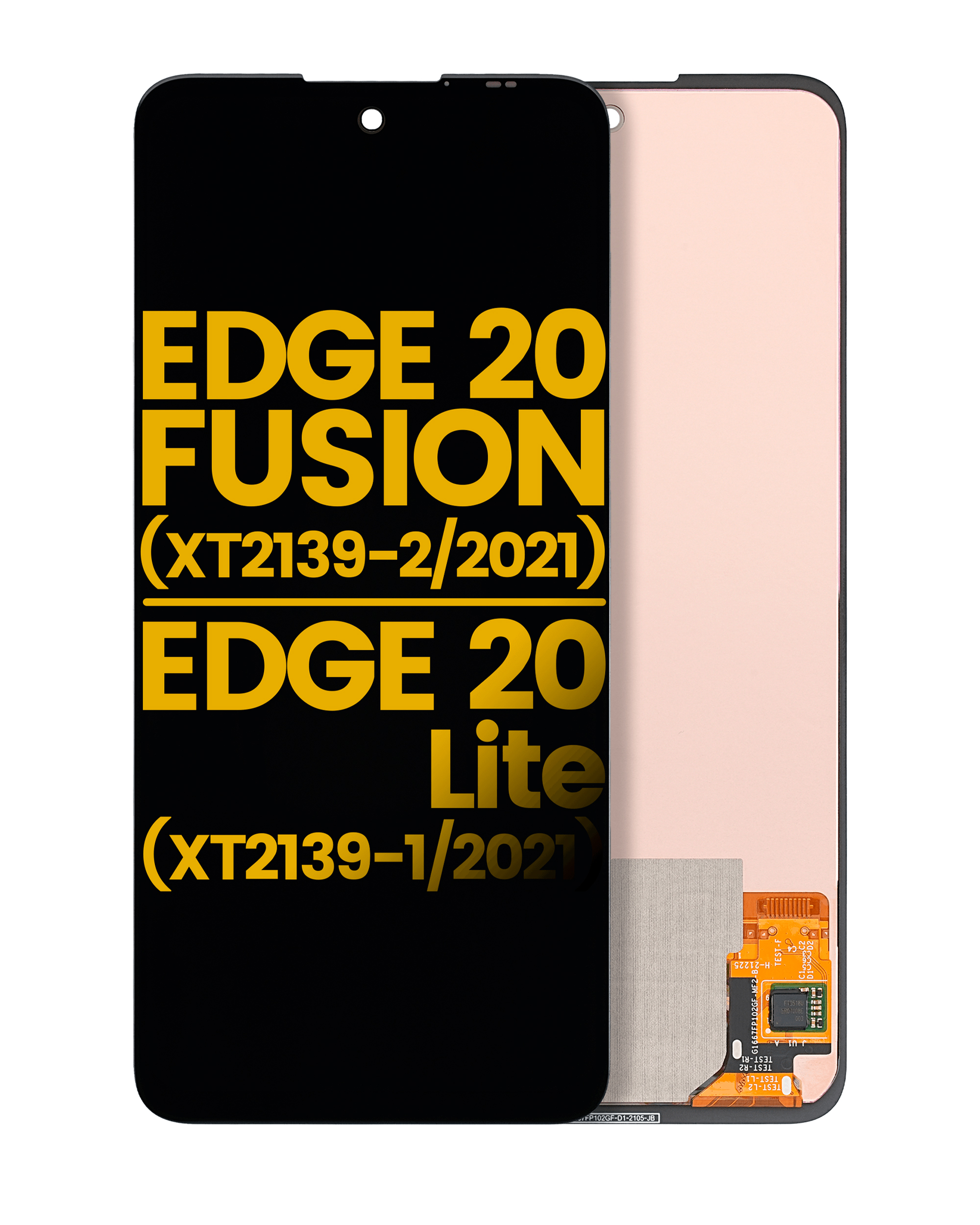 Oled Assembly Without Frame Compatible For Motorola Edge 20 Fusion (Xt2139-2 / 2021) / Edge 20 Lite (Xt2139-1 / 2021) (All Colors)