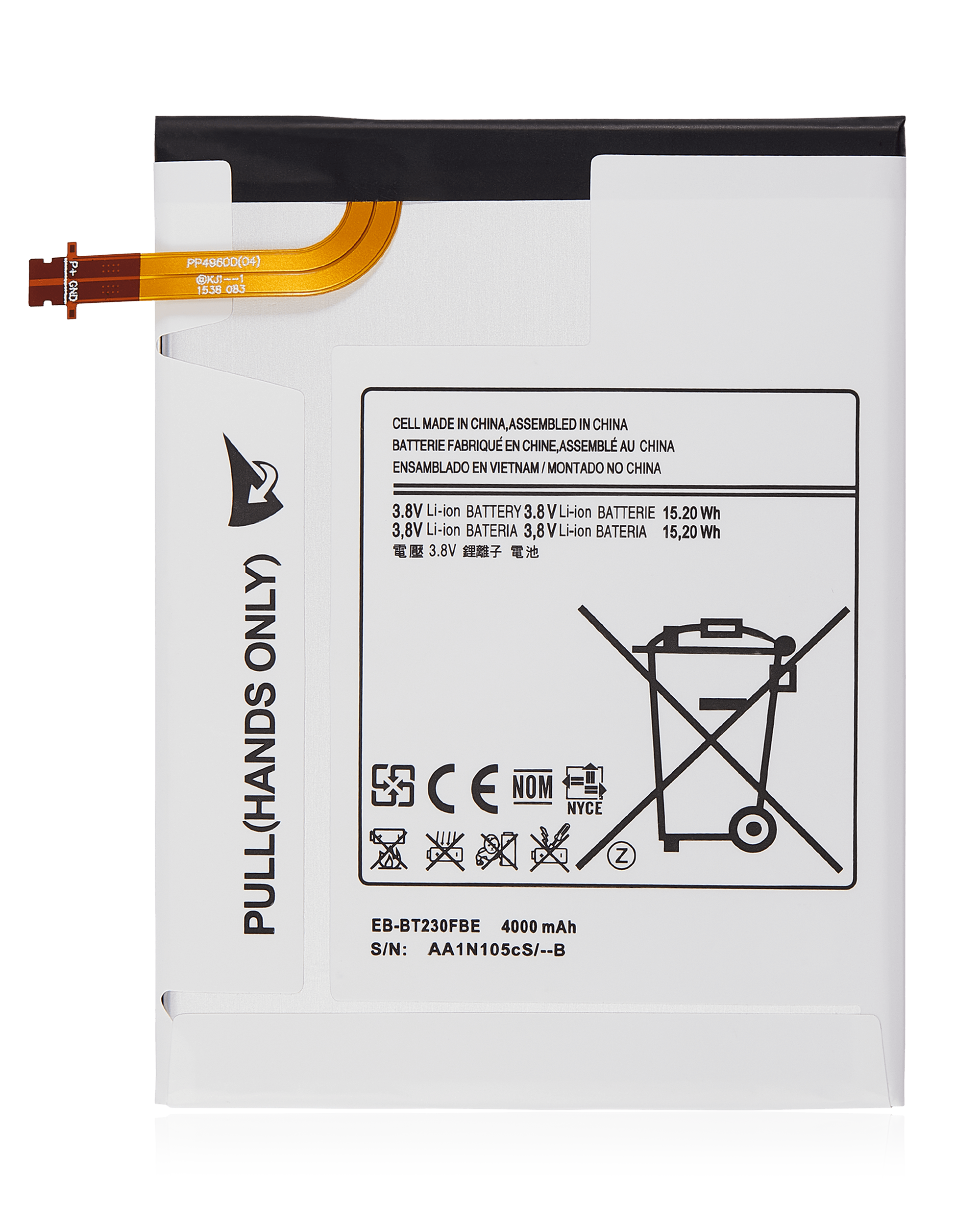 Replacement Battery Compatible For Samsung Galaxy Tab 4 L 7.0" (Eb-Bt230Fbe)