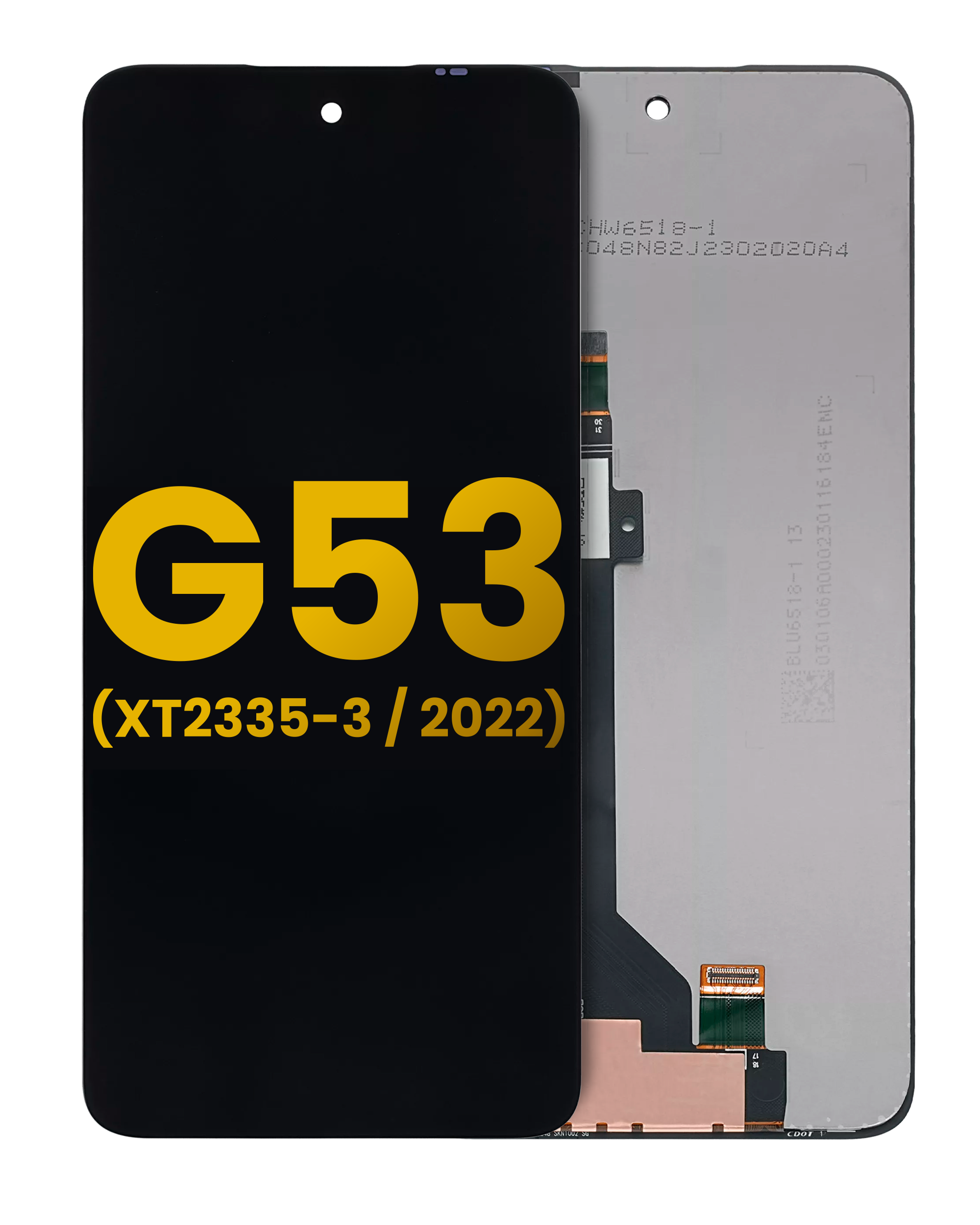 Lcd Assembly Without Frame Compatible For Motorola Moto G53 (Xt2335 / 2022) (Refurbished) (All Colors)