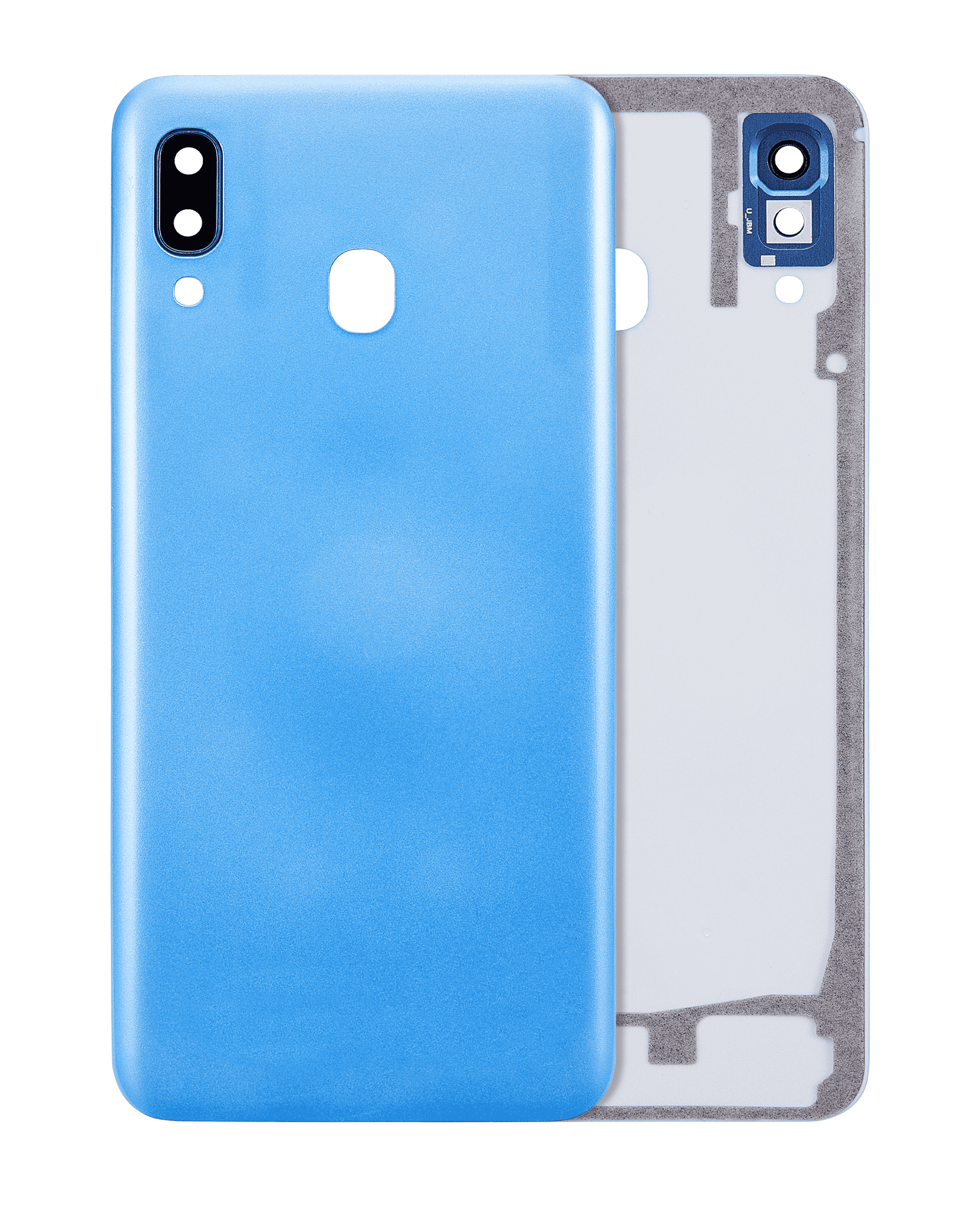 Back Cover Glass With Camera Lens Compatible For Samsung Galaxy A30 (A305 / 2019) (Aftermarket Plus) (Blue)