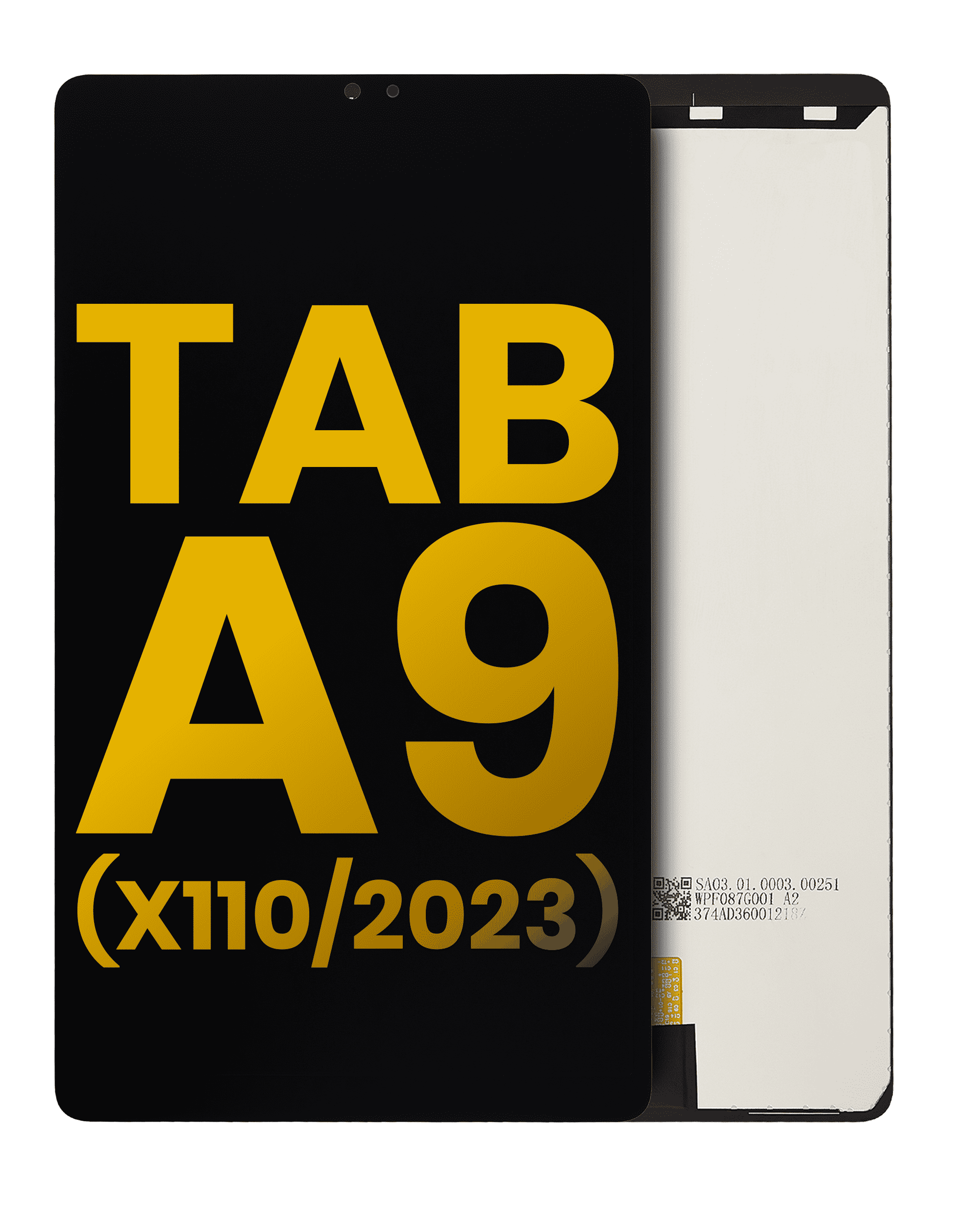 LCD Assembly Without Frame Compatible For Samsung Galaxy Tab A9 (X110) (2023) (Refurbished) (Black)