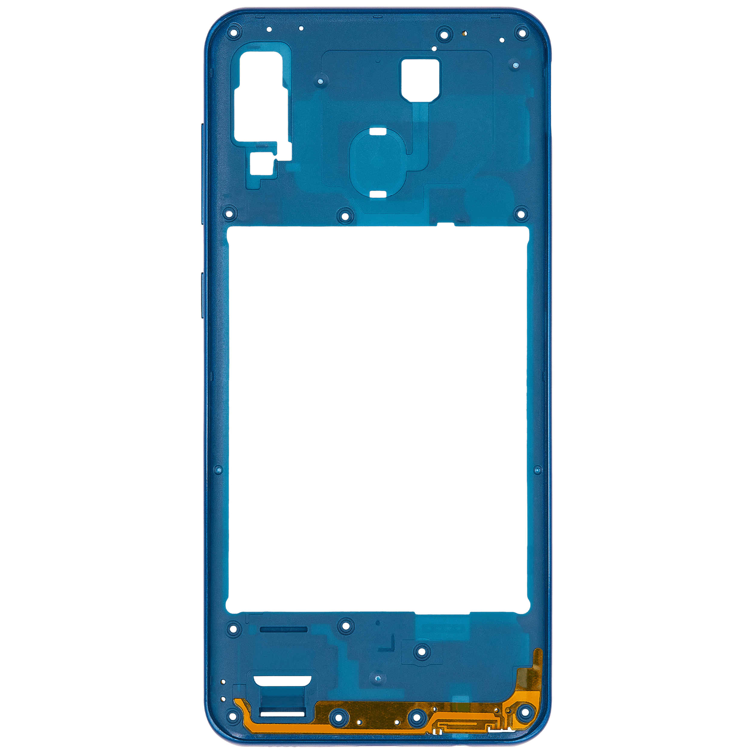 Mid-Frame Housing Compatible For Samsung Galaxy A30 (A305 / 2019) (Aftermarket Plus) (Blue)