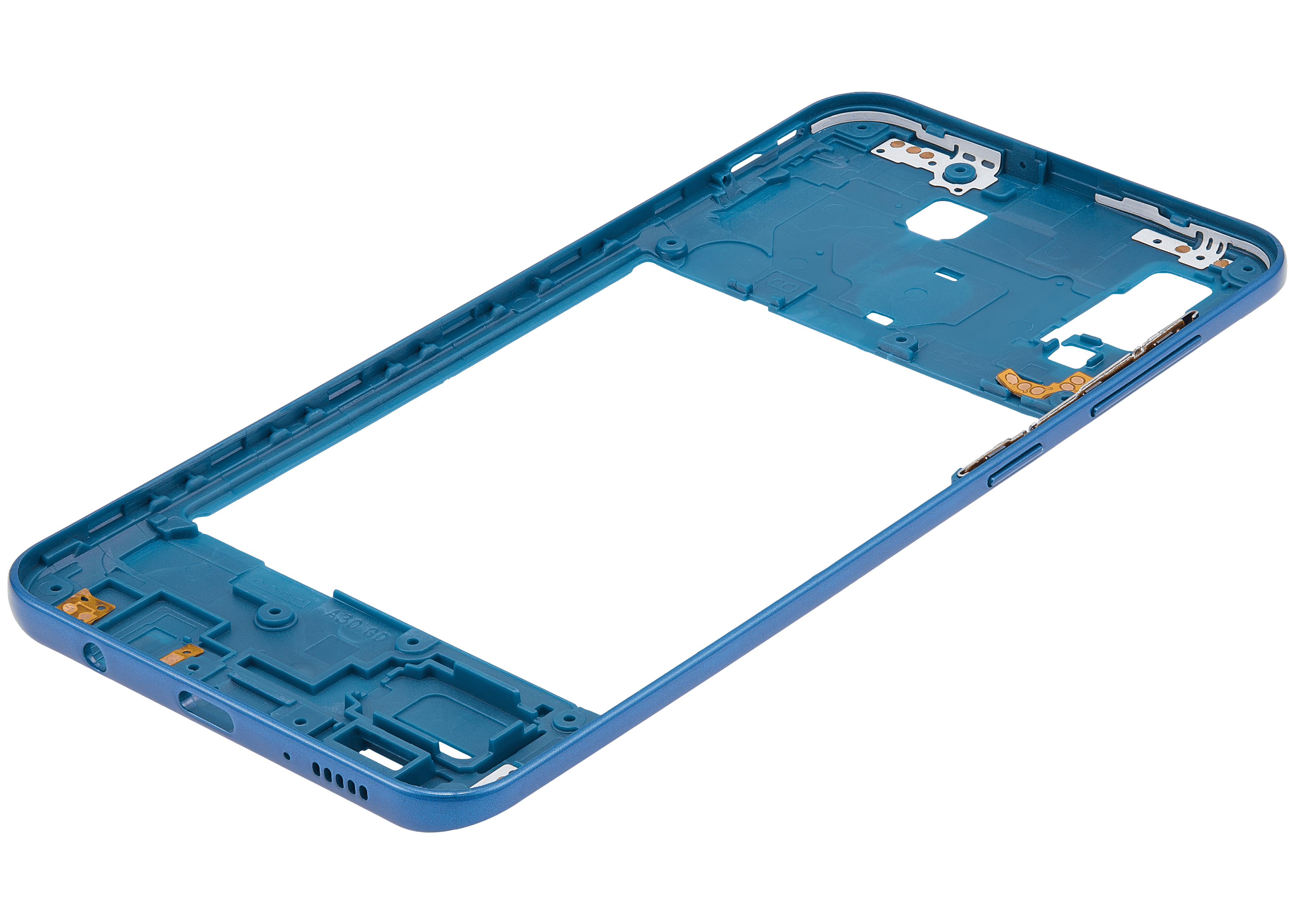 Mid-Frame Housing Compatible For Samsung Galaxy A30 (A305 / 2019) (Aftermarket Plus) (Blue)