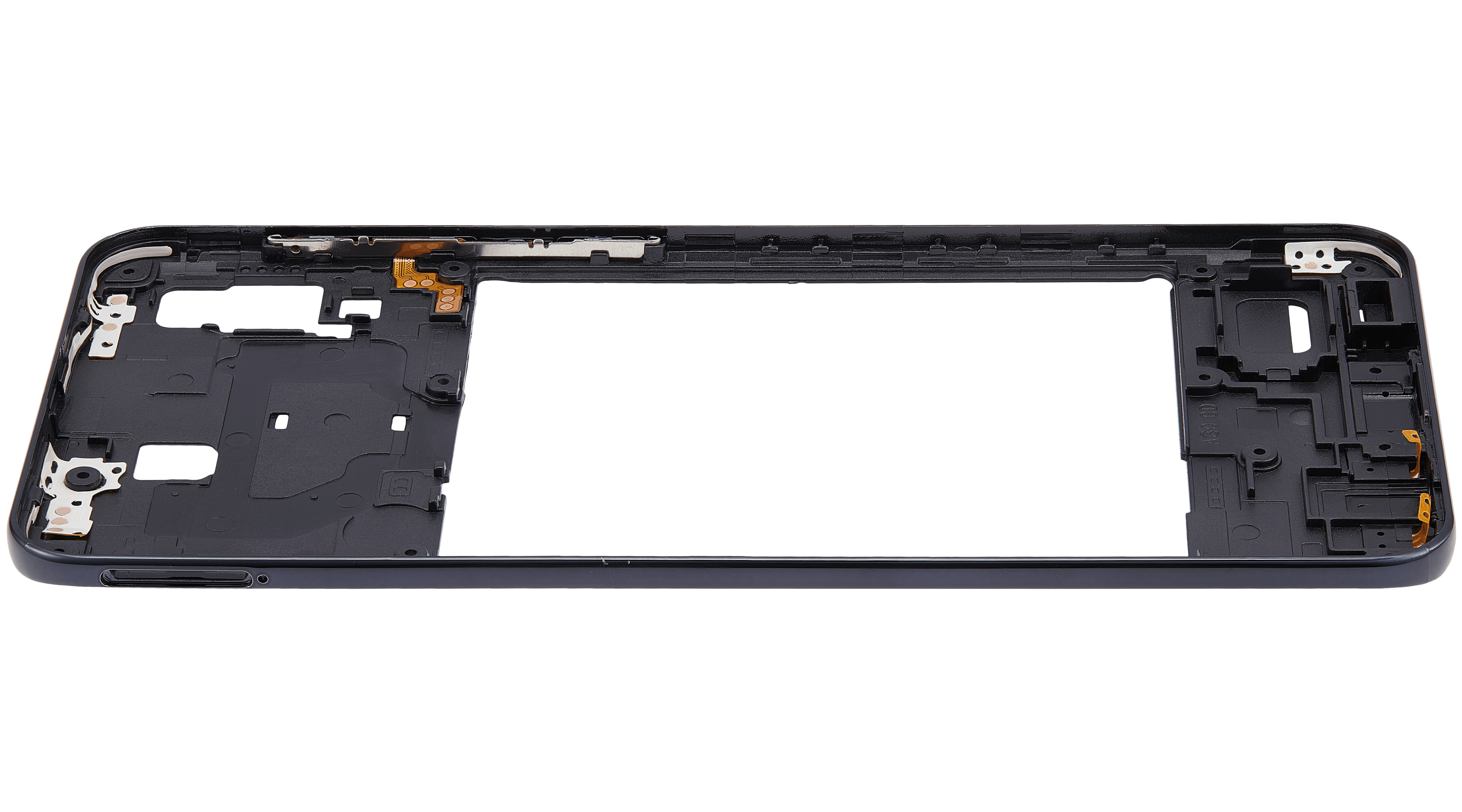 Mid-Frame Housing Compatible For Samsung Galaxy A30 (A305 / 2019) (Aftermarket Plus) (Black)