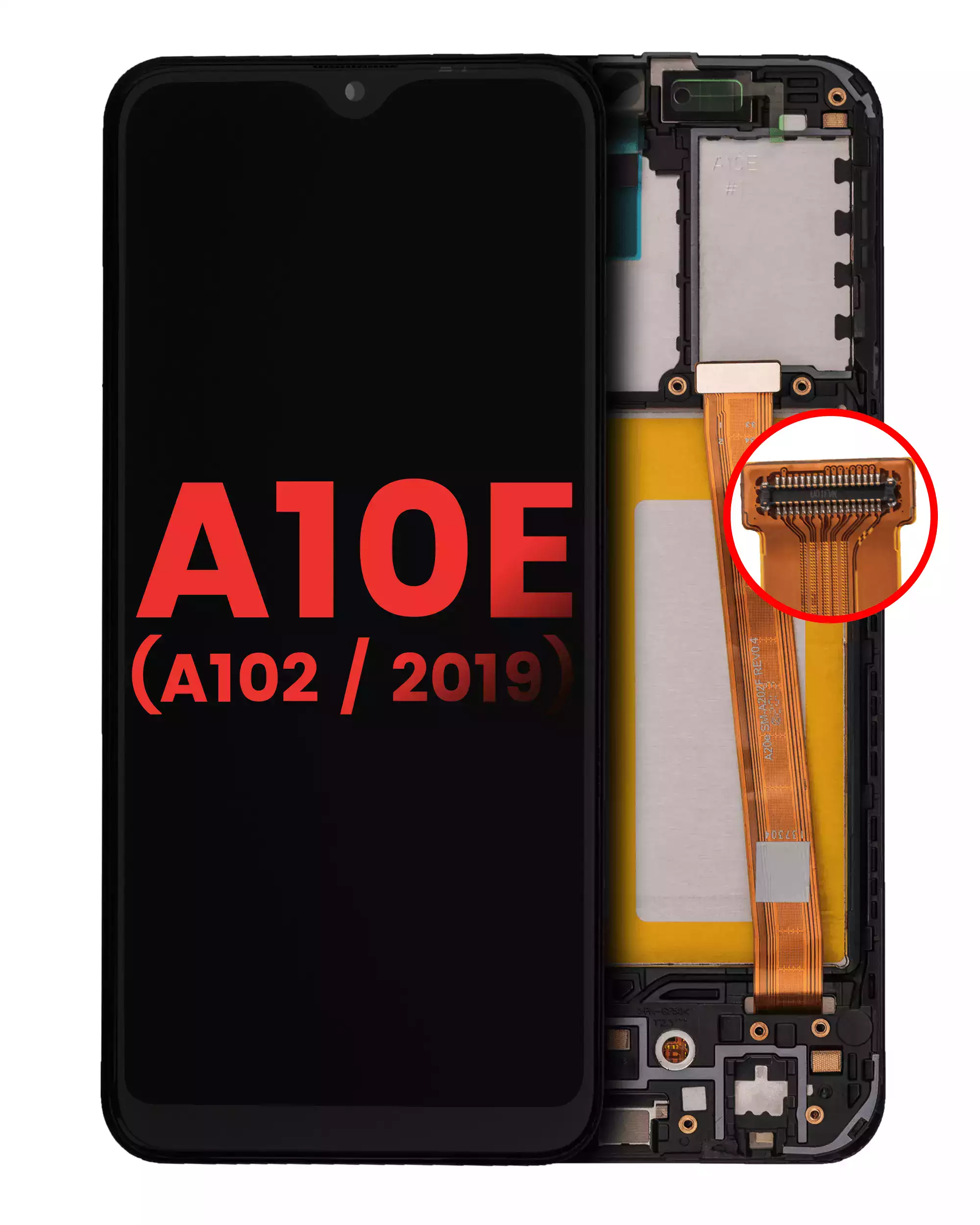 Lcd Assembly With Frame Compatible For Samsung Galaxy A10E (A102 / 2019) (Aftermarket Plus) (All Colors)
