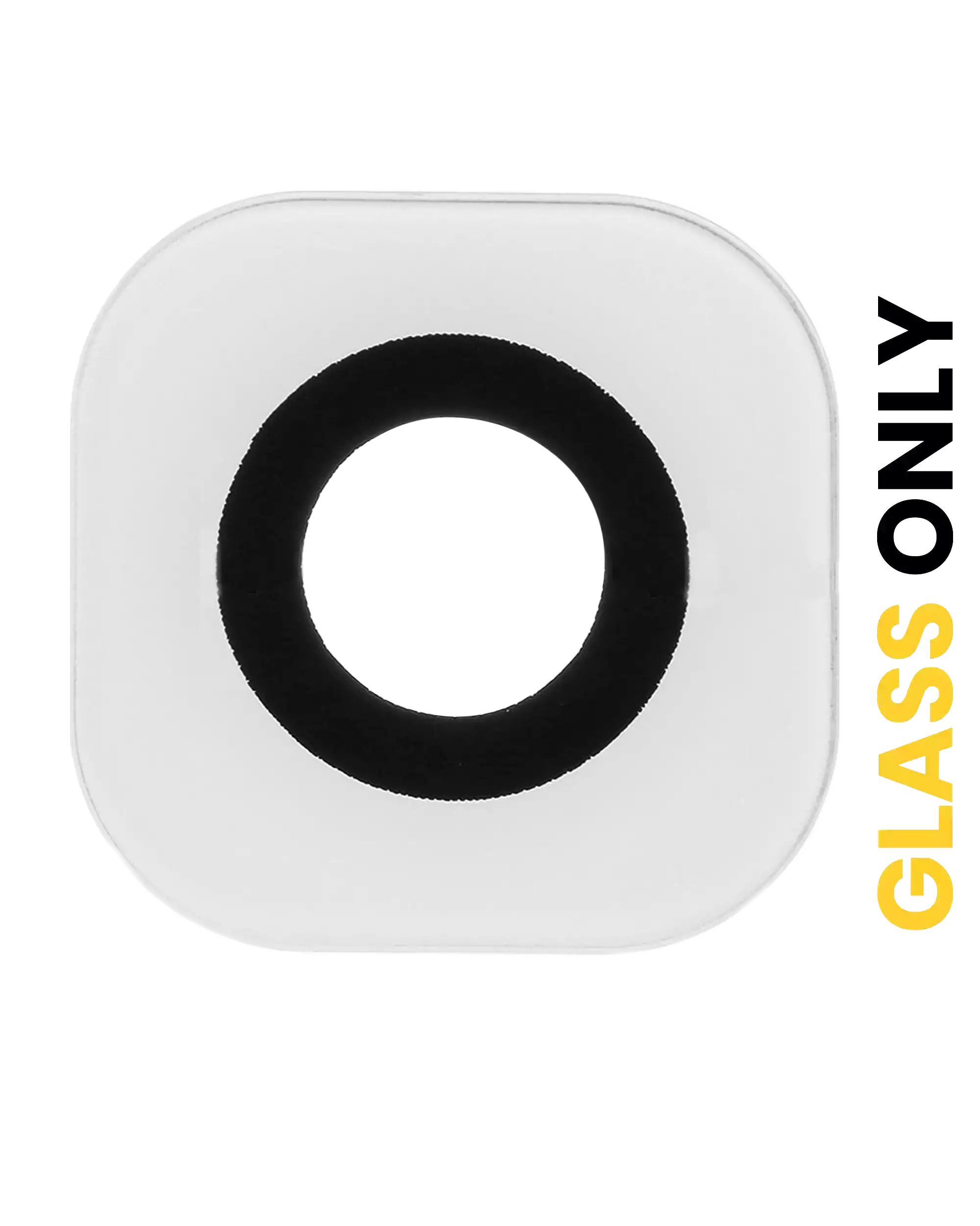 Back Camera Lens (Glass Only) With Adhesive Compatible For Samsung Galaxy S6 / S6 Edge (White) (10 Pack)