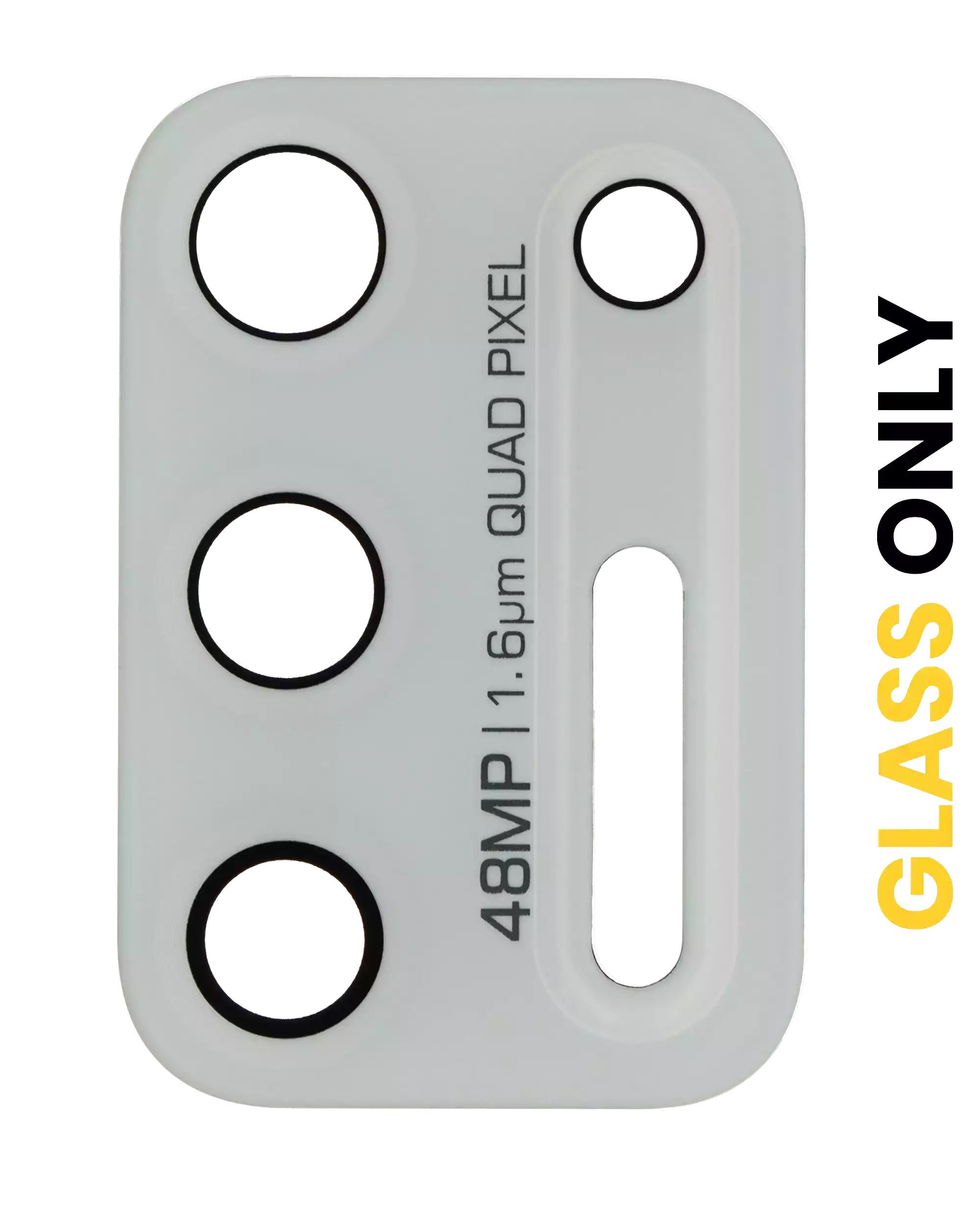 Back Camera Lens (Glass Only) With Adhesive Compatible For Motorola Moto G Stylus 6.8" (Xt2115 / 2021) (Aurora White)