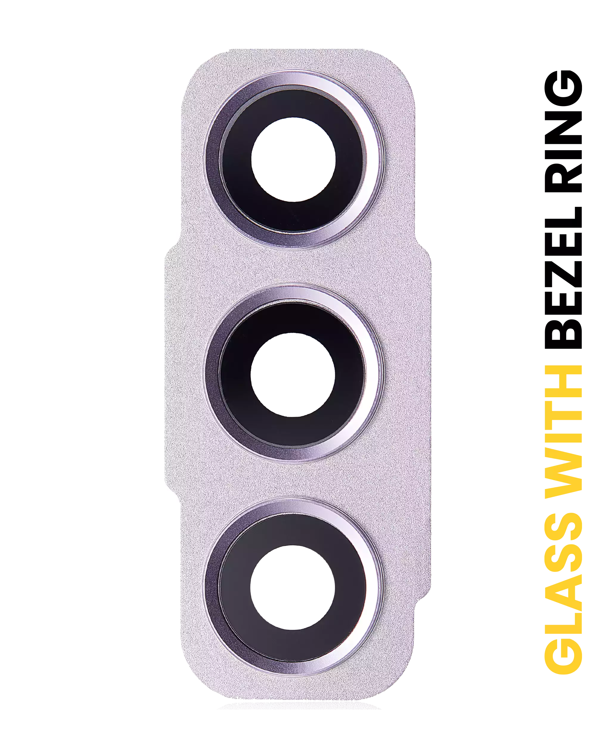 Back Camera Lens With Bezel Ring Compatible For Samsung Galaxy S21 Fe 5G (Lavender)