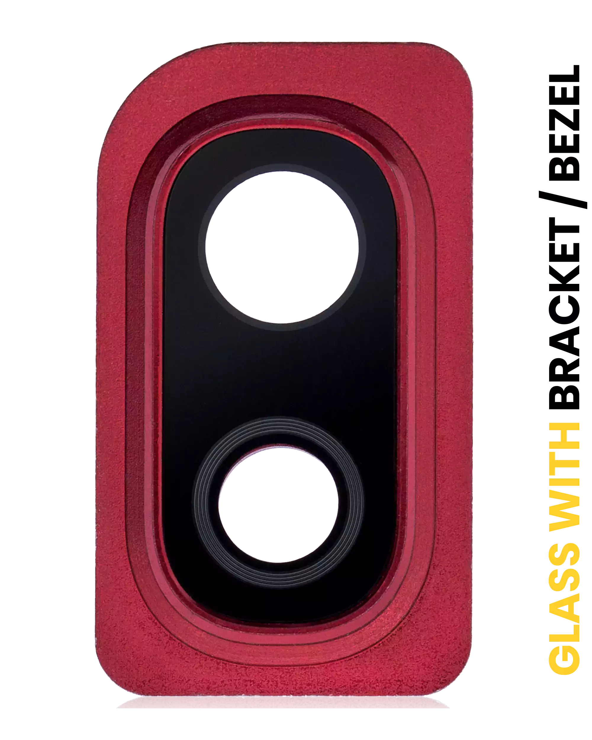 Back Camera Lens With Bracket / Bezel Compatible For Samsung Galaxy A10 (A105 / 2019) (Red)