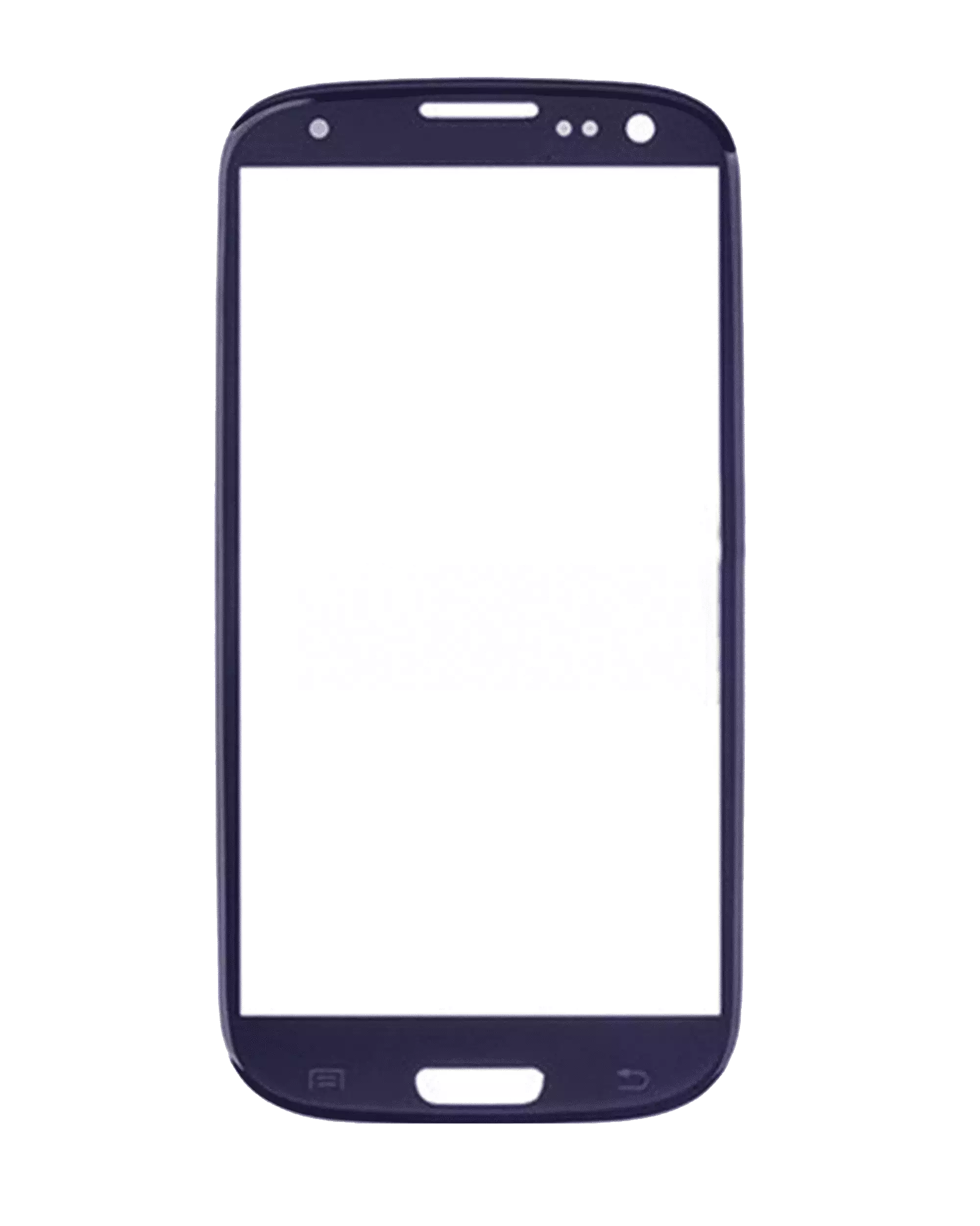 Front Glass Compatible For Samsung Galaxy S3 (Blue)