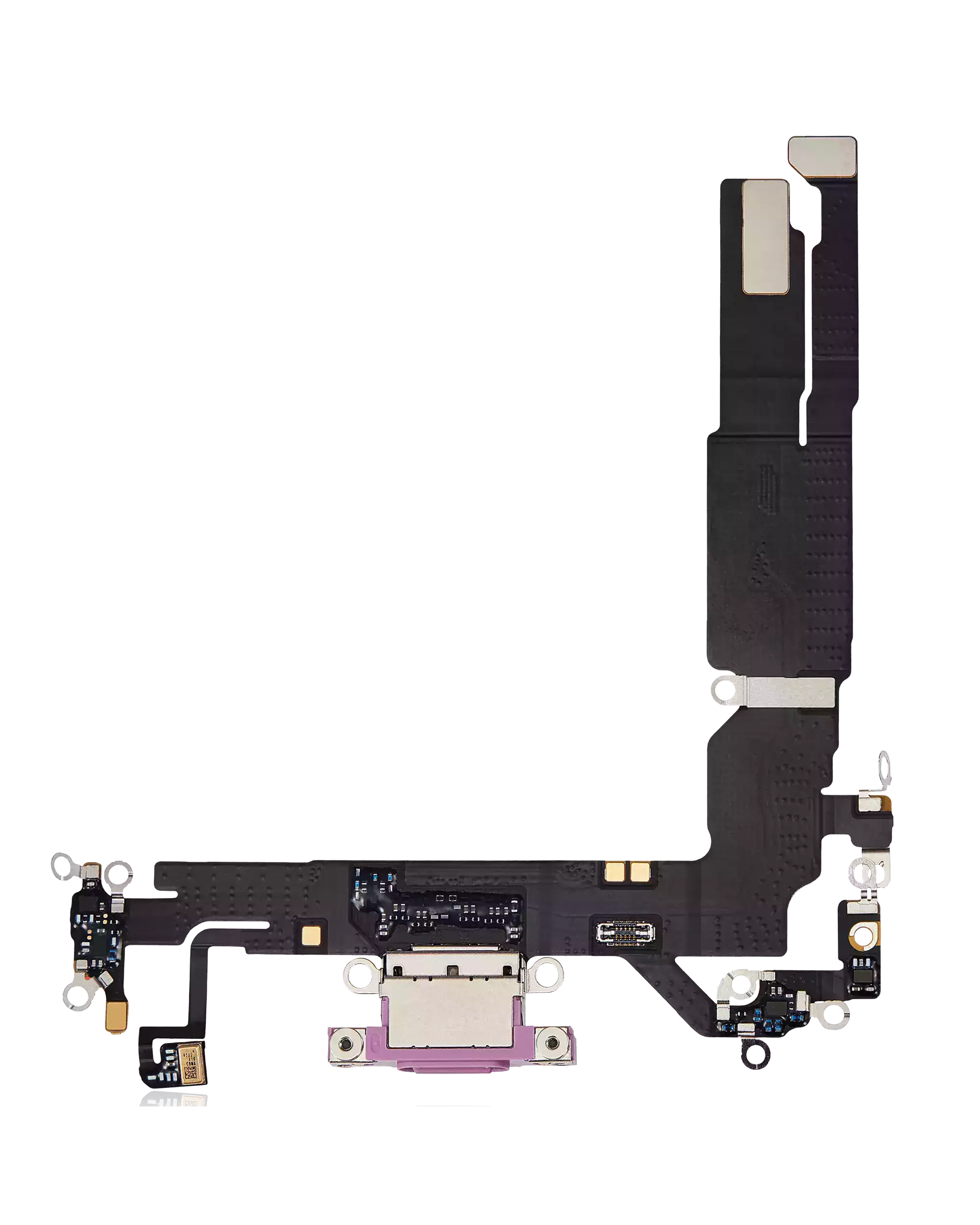 Charging Port Flex Cable Compatible For iPhone 16 (Premium) (Pink)