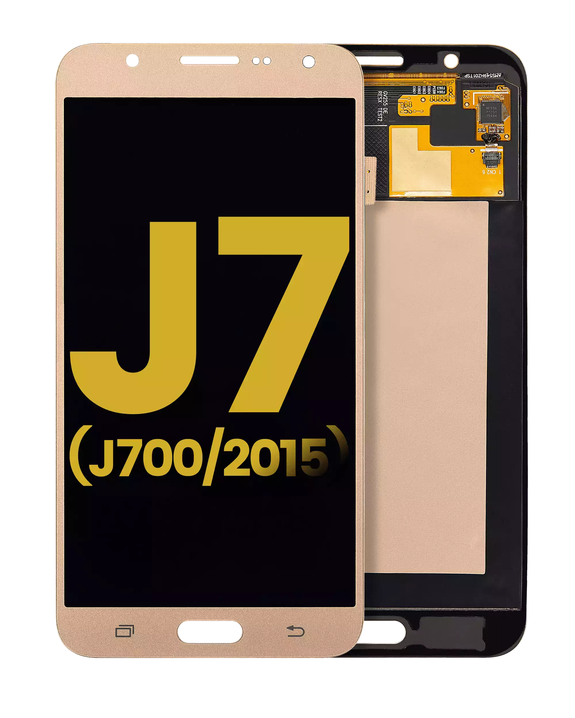 Oled Assembly Without Frame Compatible For Samsung Galaxy J7 (J700 / 2015) (Refurbished) (White)