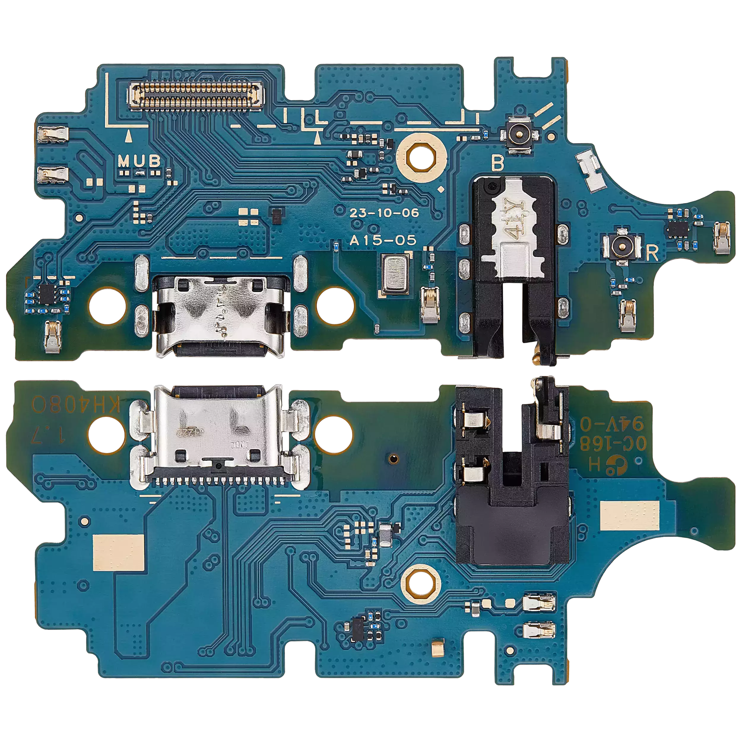 Charging Port Board With Headphone Jack Compatible For Samsung Galaxy A15 (A155 / 2023) / A15 5G (A156 / 2023) (Us Version) (Premium)
