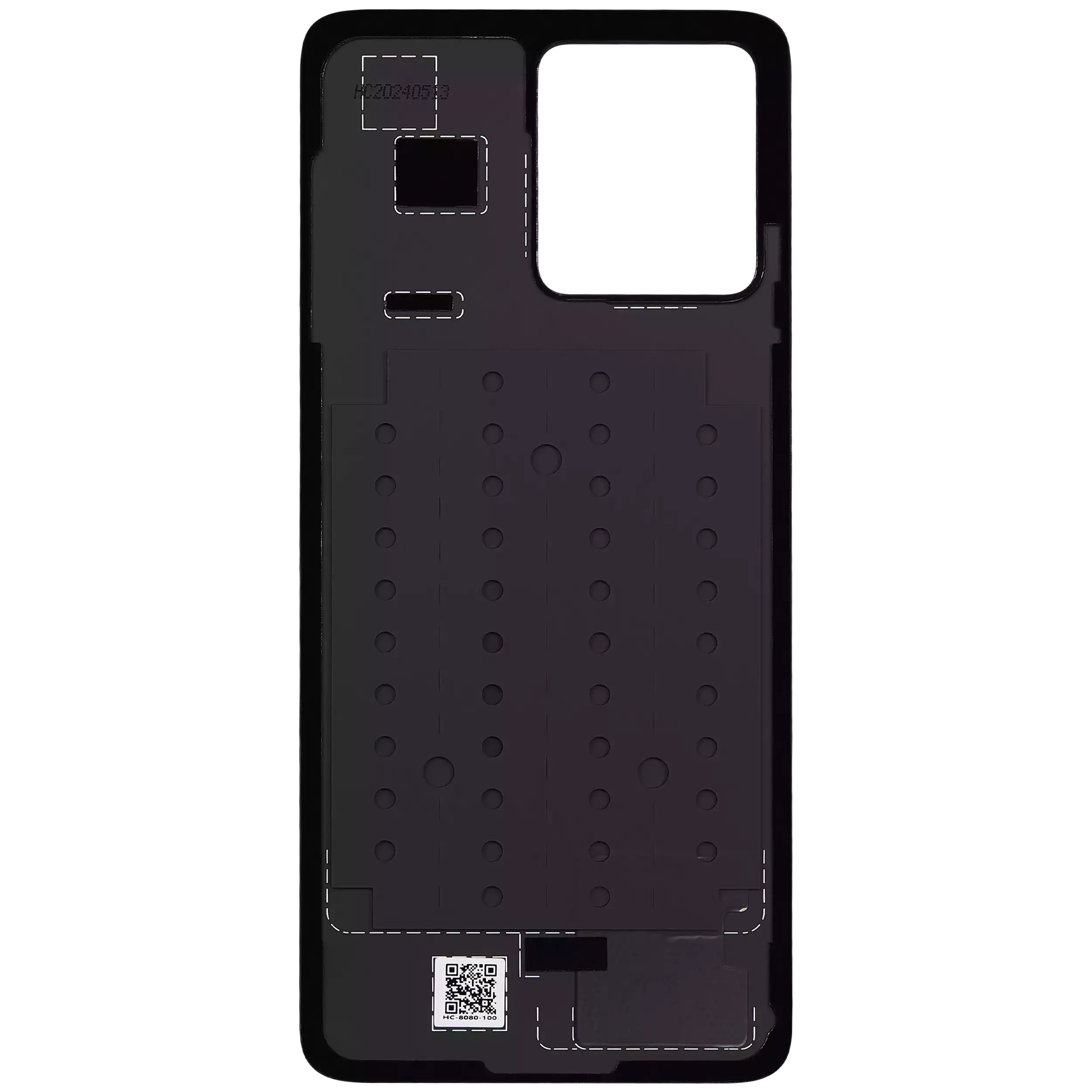Back Cover Glass Compatible For Motorola Moto G84 (Xt2347 / 2023) (Official - Not Aftermarket) (Midnight Blue)