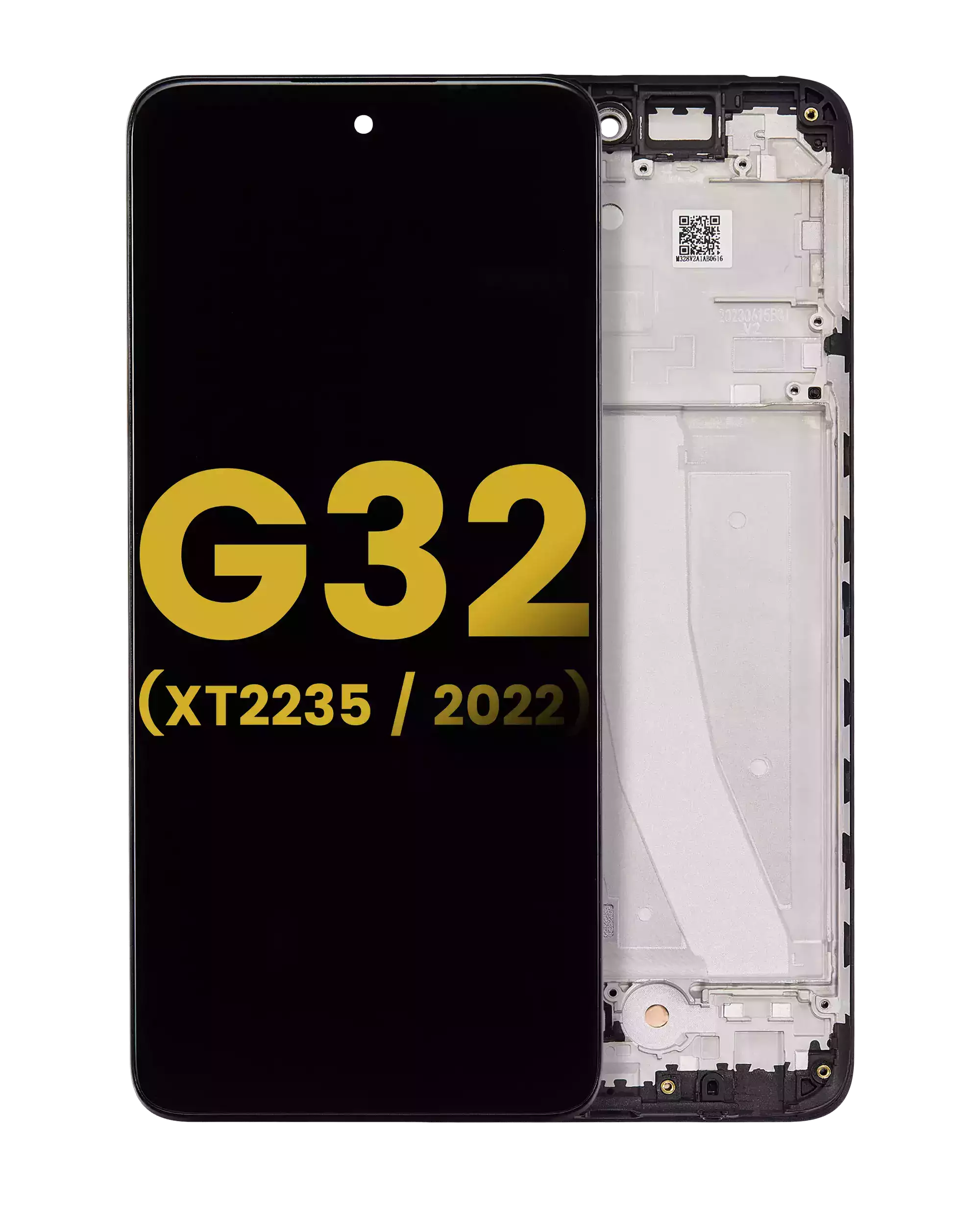 Lcd Assembly With Frame Compatible For Motorola Moto G32 (Xt2235 / 2022) (Refurbished) (All Colors)