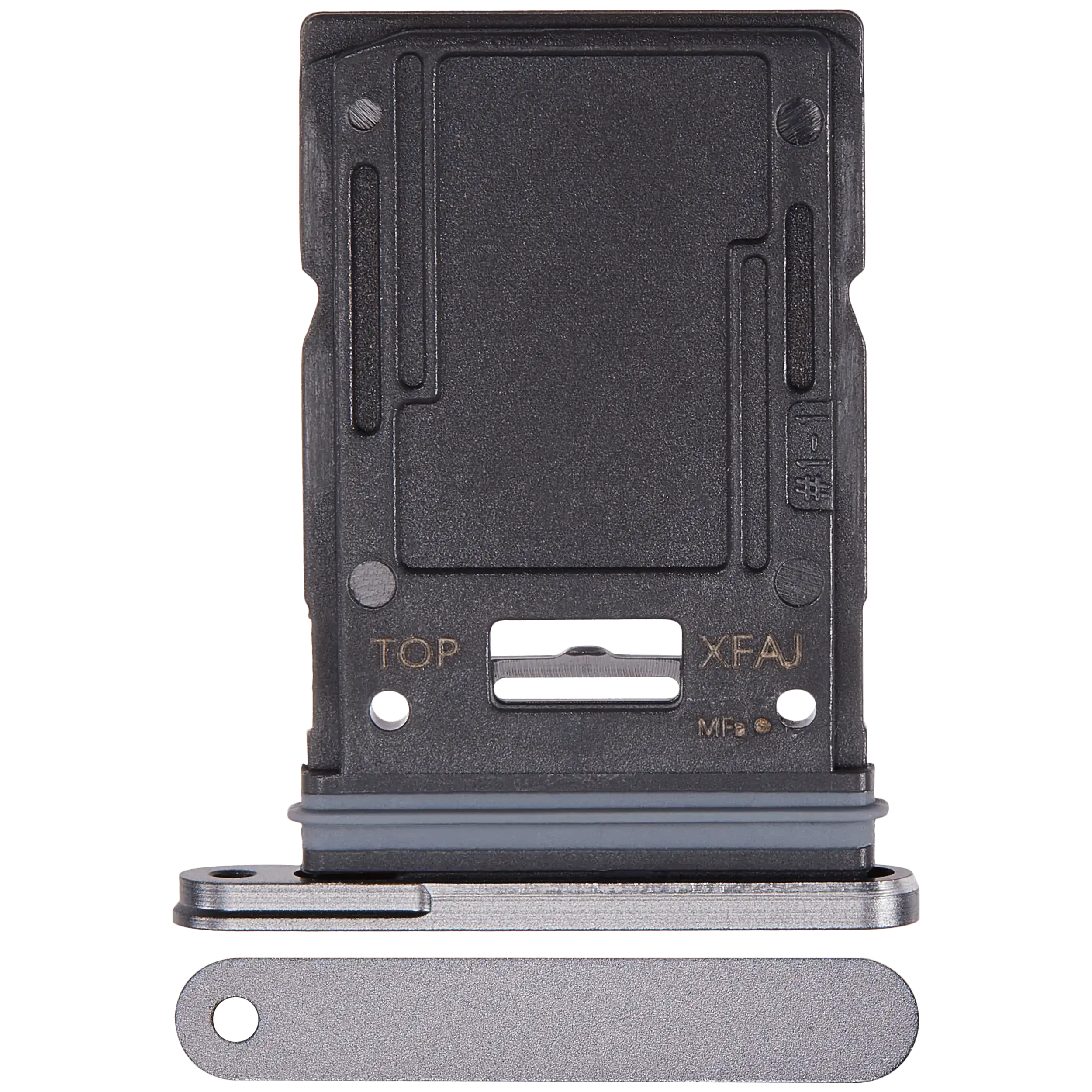 Micro Sd Sim Card Tray Compatible For Samsung Galaxy Tab S9 Fe Plus (X610)  (2023) (Wifi Only) (Gray)