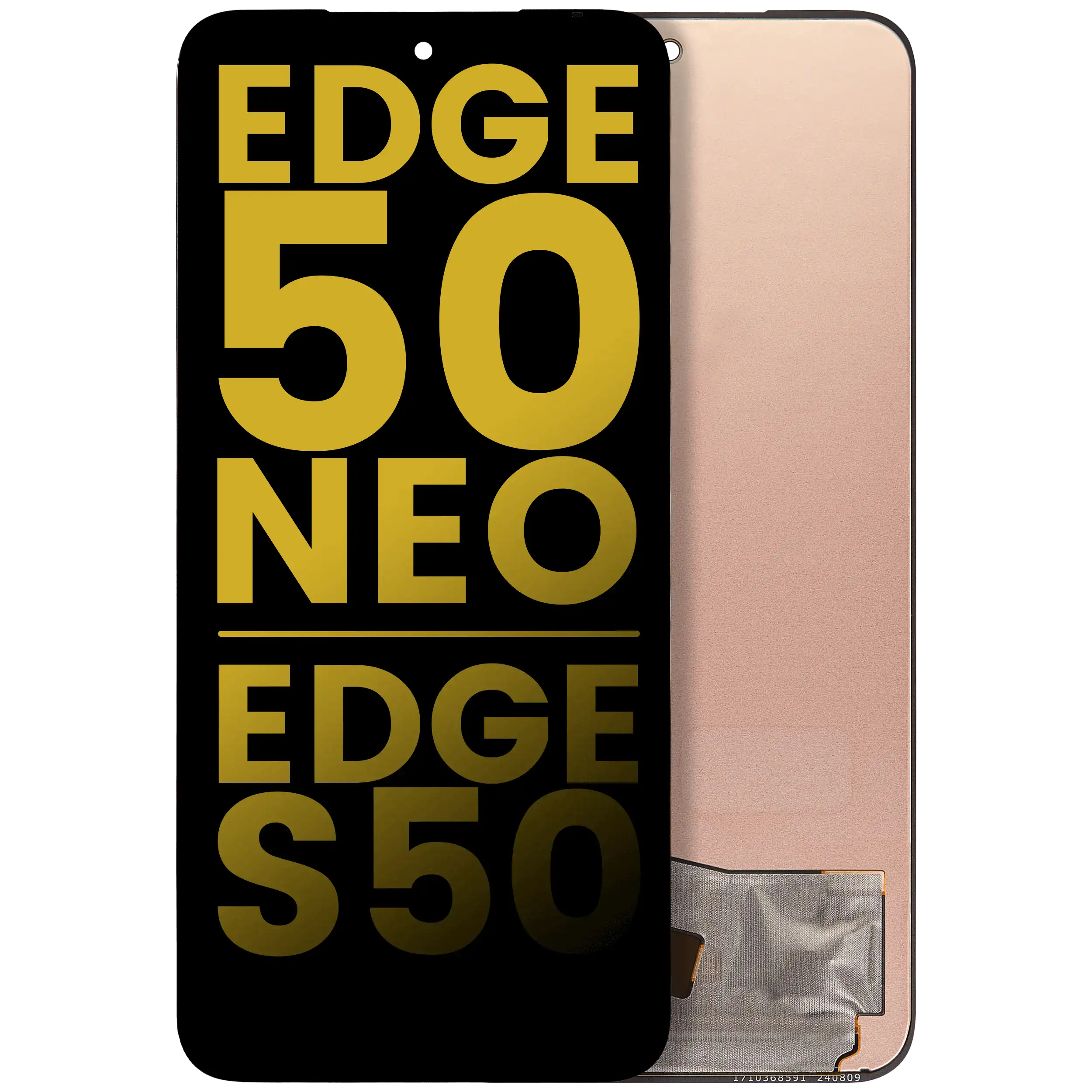 Oled Assembly Without Frame Compatible For Motorola Moto Edge 50 Neo (Xt2409-3 / 2024) / Edge S50 (Xt2409-5 / 2024)  (Refurbished) (All Colors)