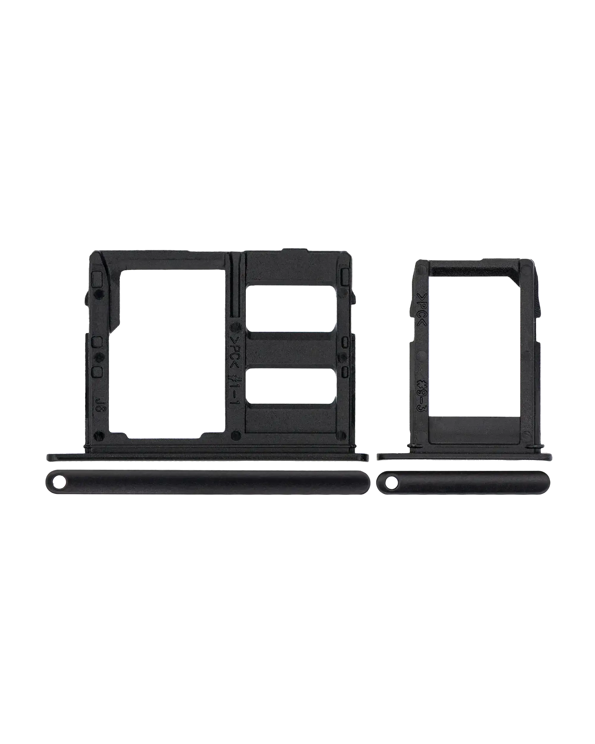 Sim Card Tray Compatible For Samsung Galaxy A6 (A600 / 2018) / A6 Plus (A605 / 2018) (Black)