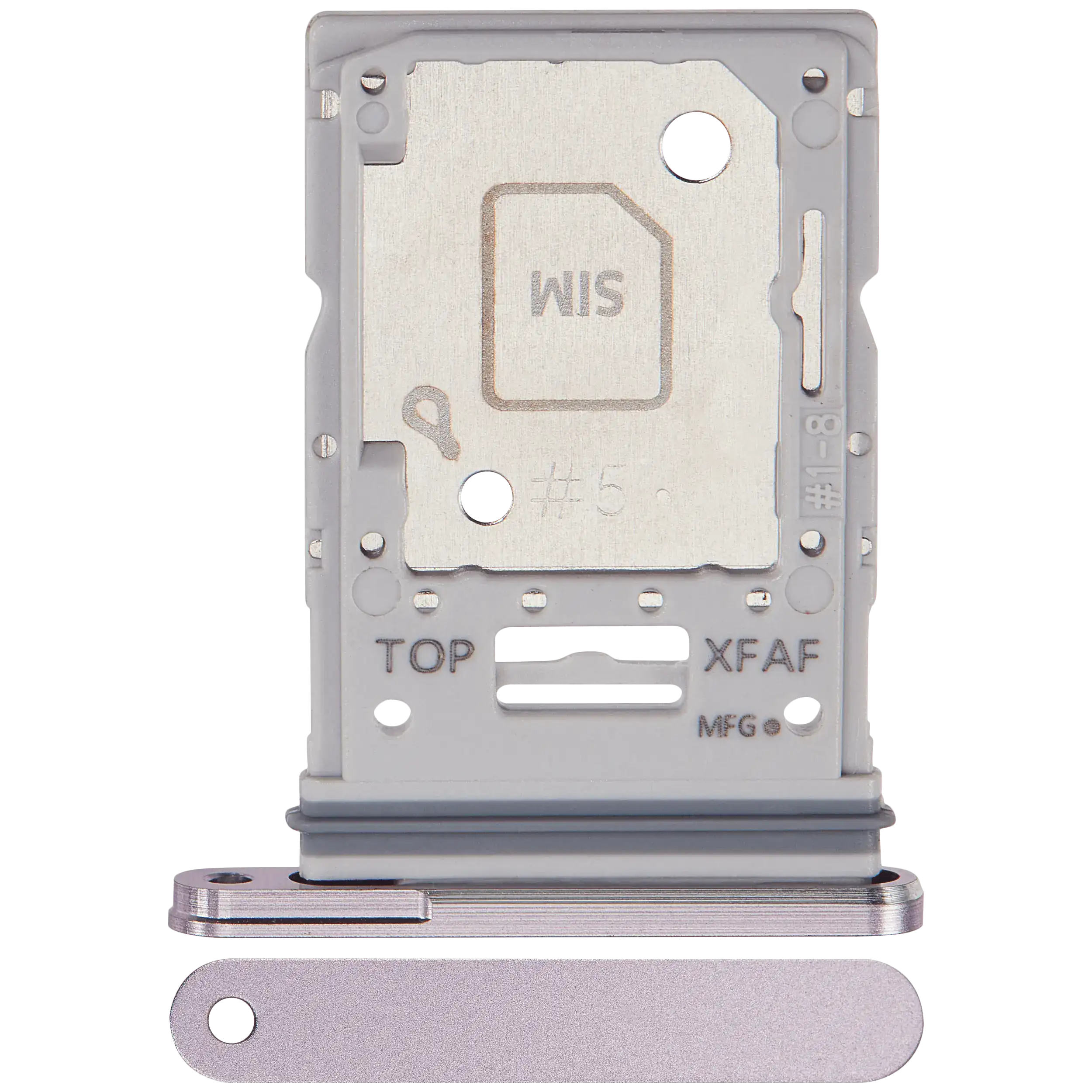 Dual Sim Card Tray Compatible For Samsung Galaxy Tab S9 Fe Plus  (X616) (2023) (Lavender)
