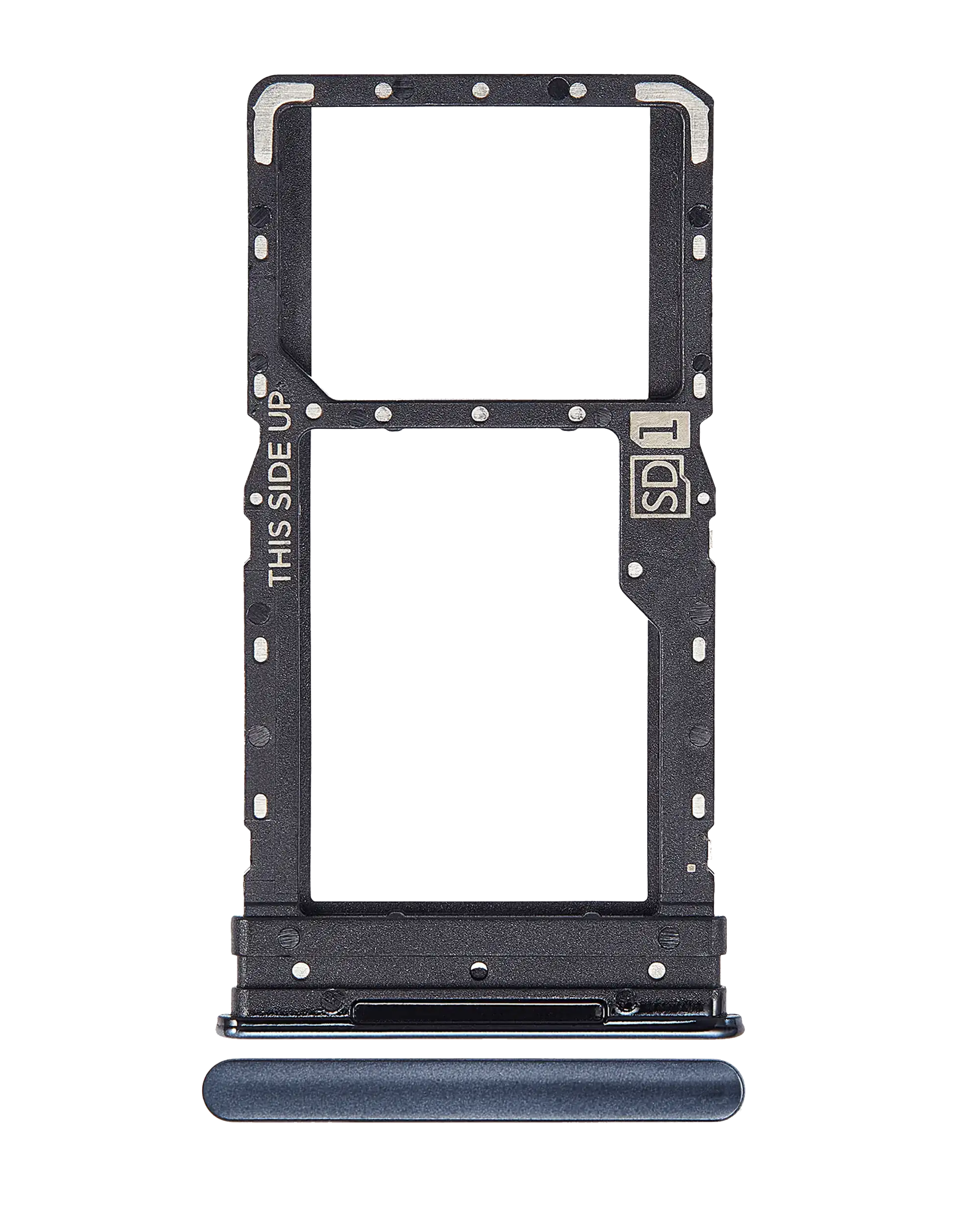 Sim Card Tray Compatible For Motorola Moto G52 (Xt2221 / 2022) (Charcoal Gray)