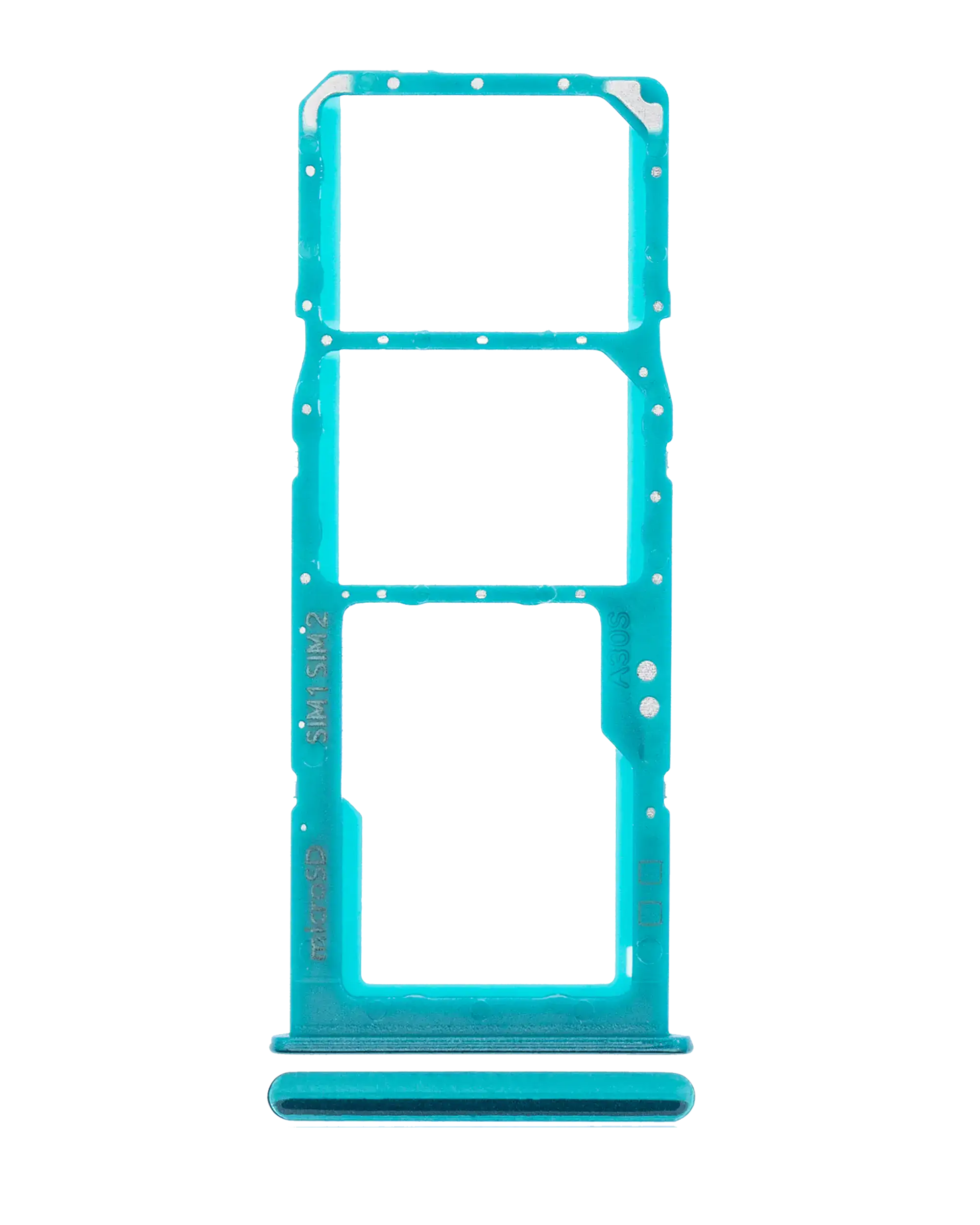 Dual Sim Card Tray Compatible For Samsung Galaxy A30S (A307 / 2019) (Green)