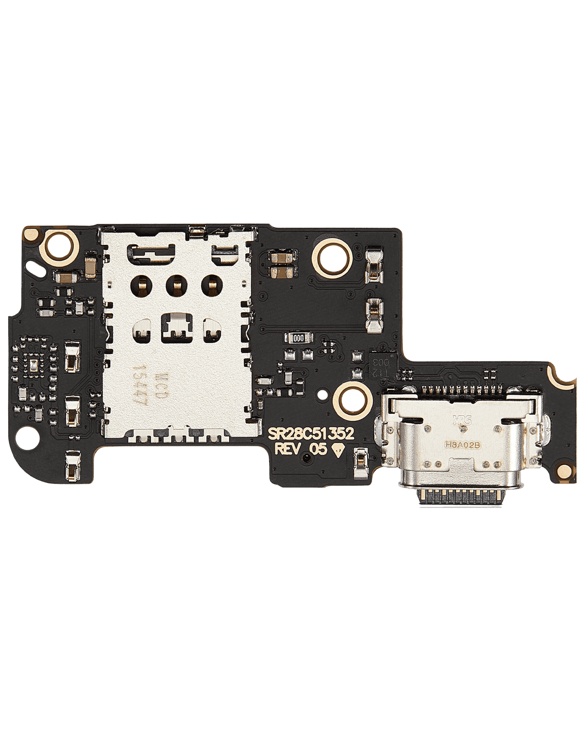 Charging Port Board With Sim Card Reader Compatible For Motorola Moto Edge X30 5G (Xt2201 -2/6 /2022)