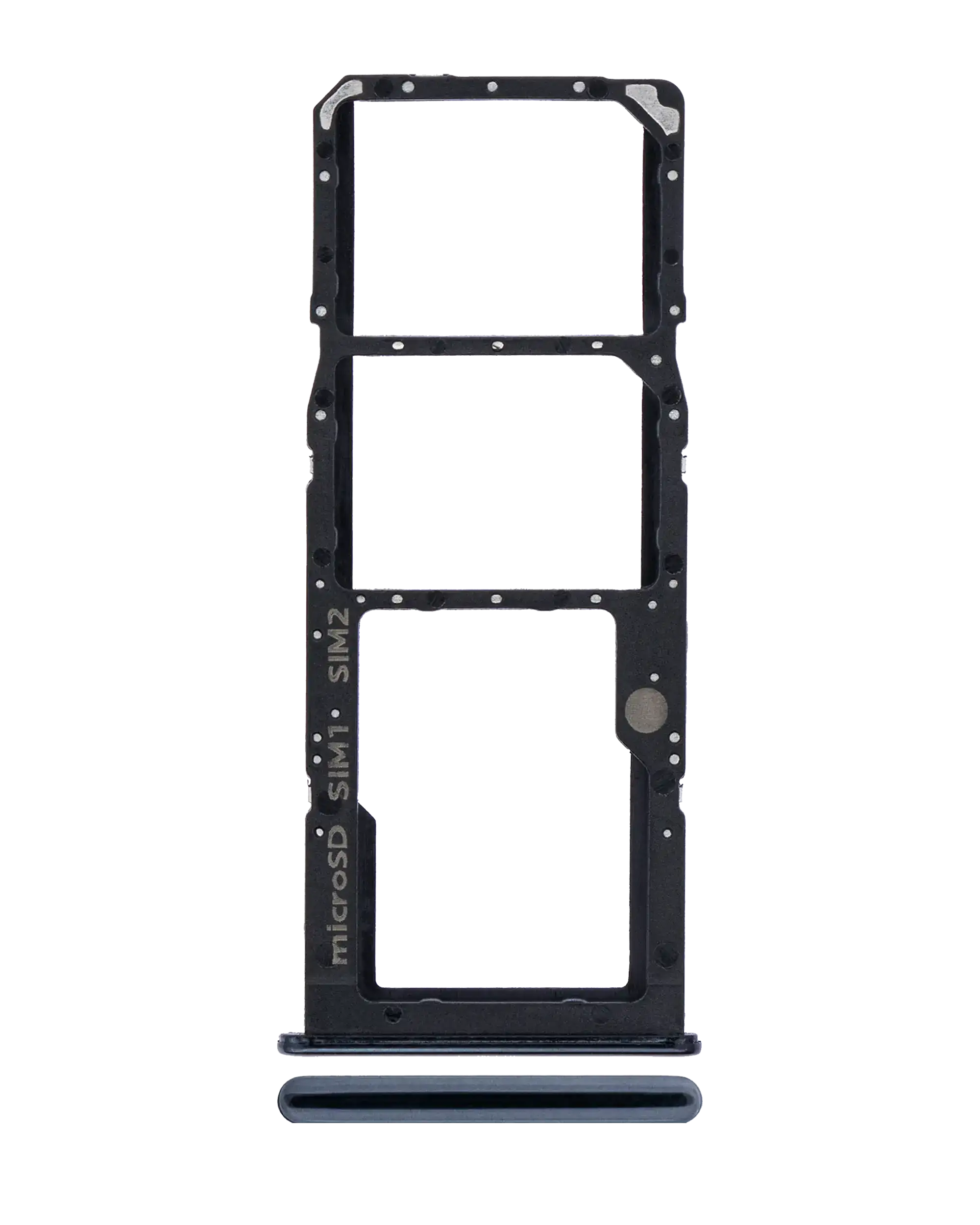 Dual Sim Card Tray Compatible For Samsung Galaxy A50S (A507 / 2019) (Prism Crush Black)