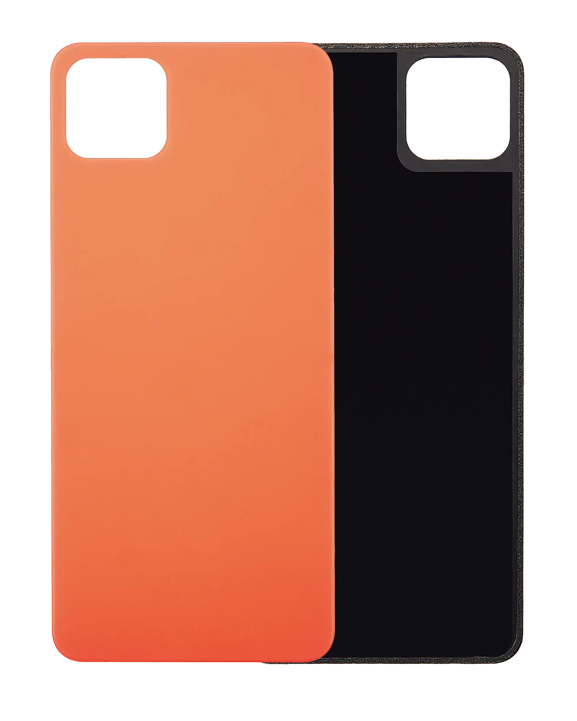 Back Cover Glass Compatible For Google Pixel 4 (Oh So Orange)