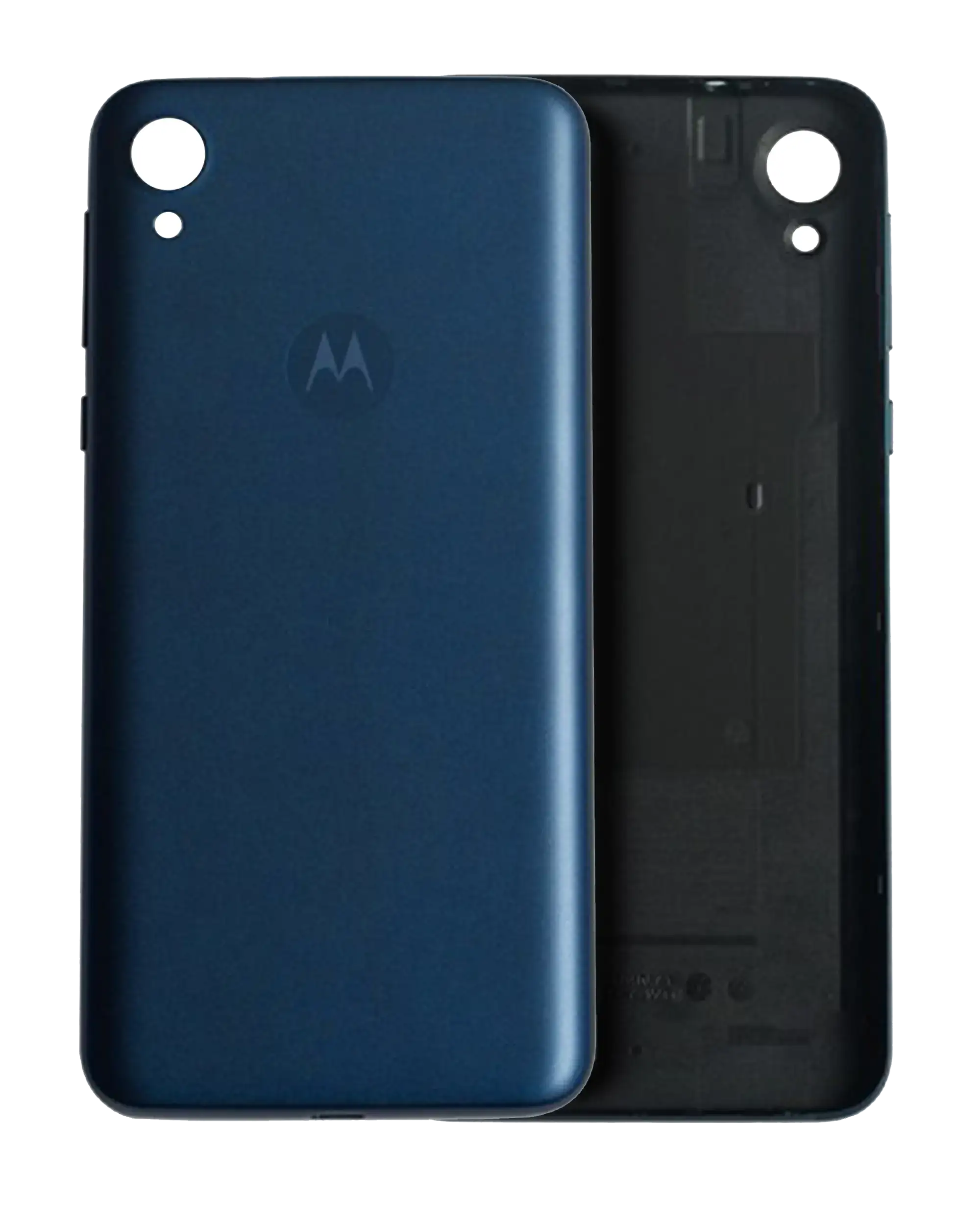 Back Cover Glass Compatible For Motorola Moto E6 (Xt2005 / 2019) (Official - Not Aftermarket) (Navy)
