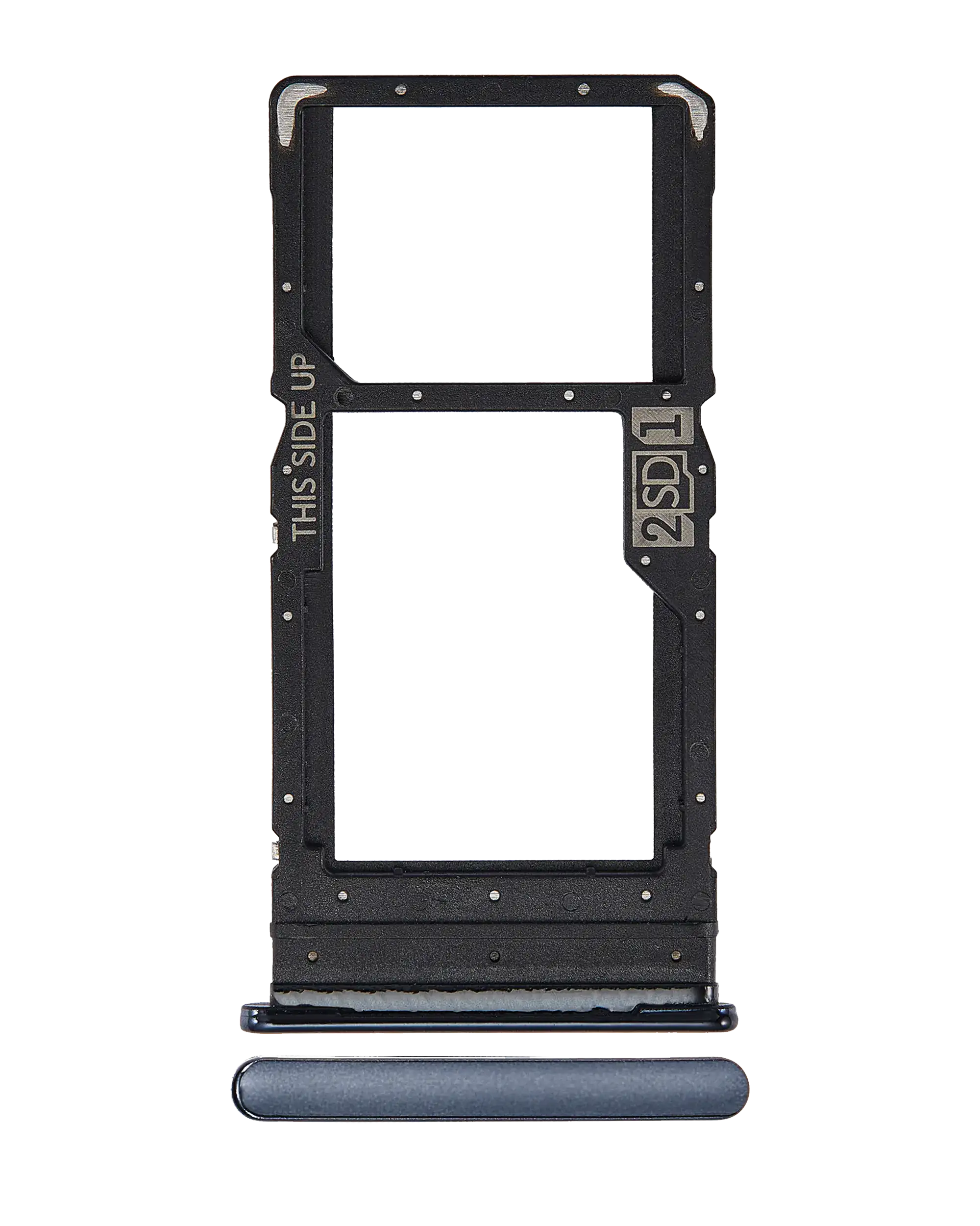Dual Sim Card Tray Compatible For Motorola Moto G100 (Xt2125-4 / 2021) (Slate Gray)