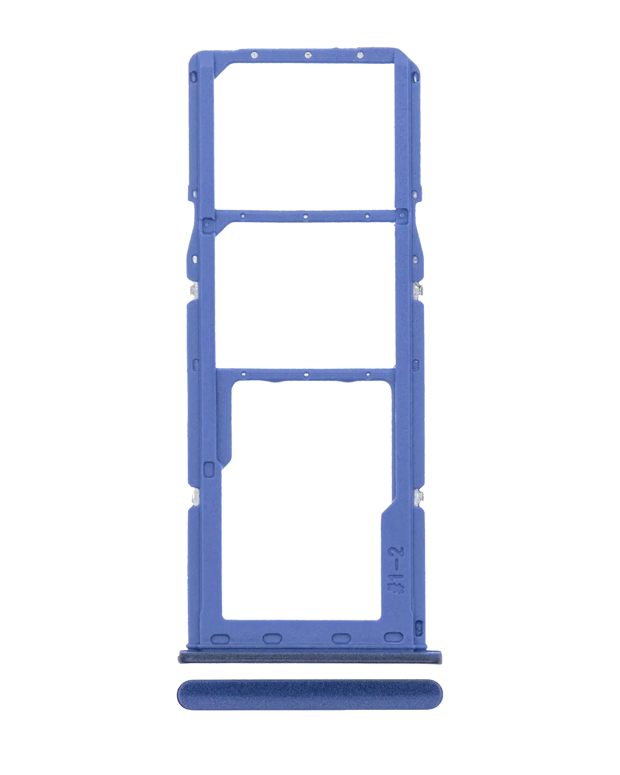 Dual Sim Card Tray Compatible For Samsung Galaxy A21S (A217 / 2020) (Blue)