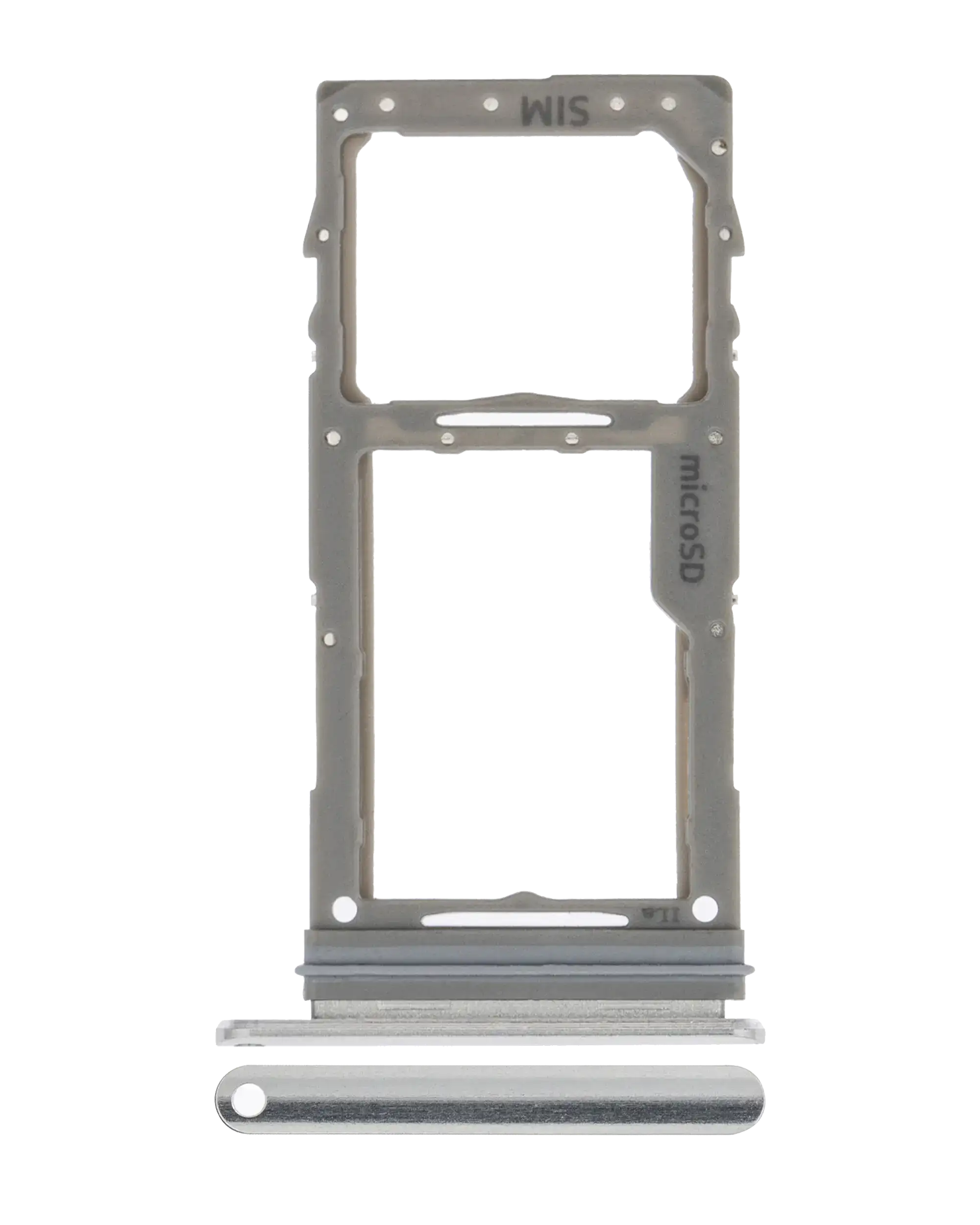 Single Sim Card Tray Compatible For Samsung Galaxy S10 Lite (Prism White)