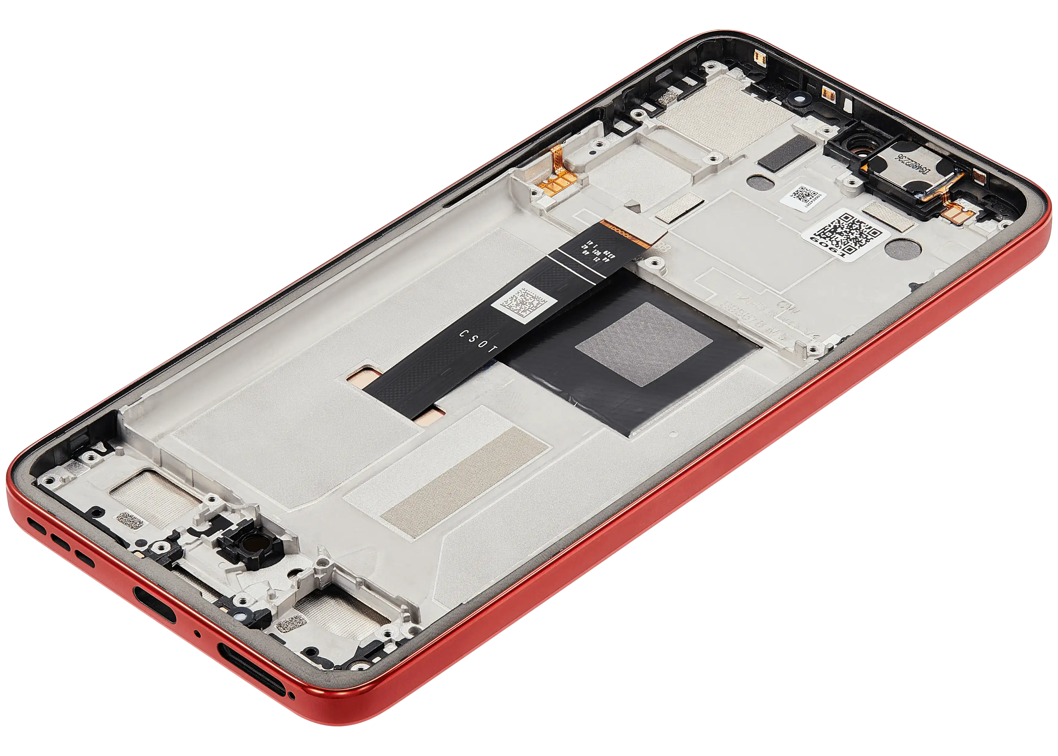 Oled Assembly With Frame Compatible For Motorola Moto Edge 50 Neo (Xt2409-3 / 2024) (Refurbished) (Poinciana)