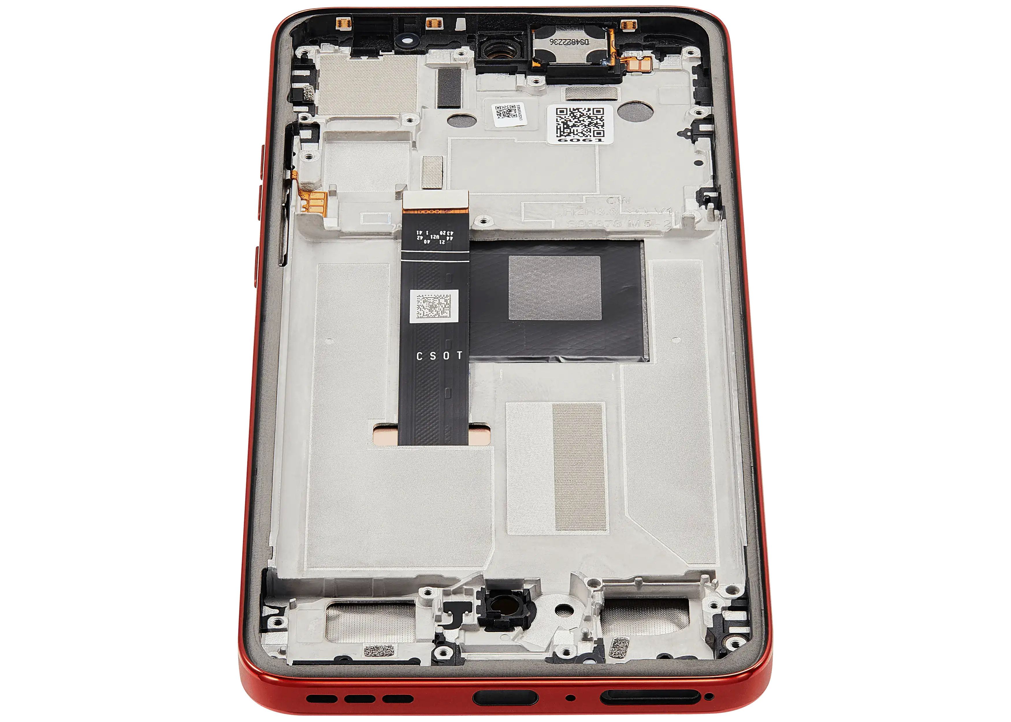 Oled Assembly With Frame Compatible For Motorola Moto Edge 50 Neo (Xt2409-3 / 2024) (Refurbished) (Poinciana)